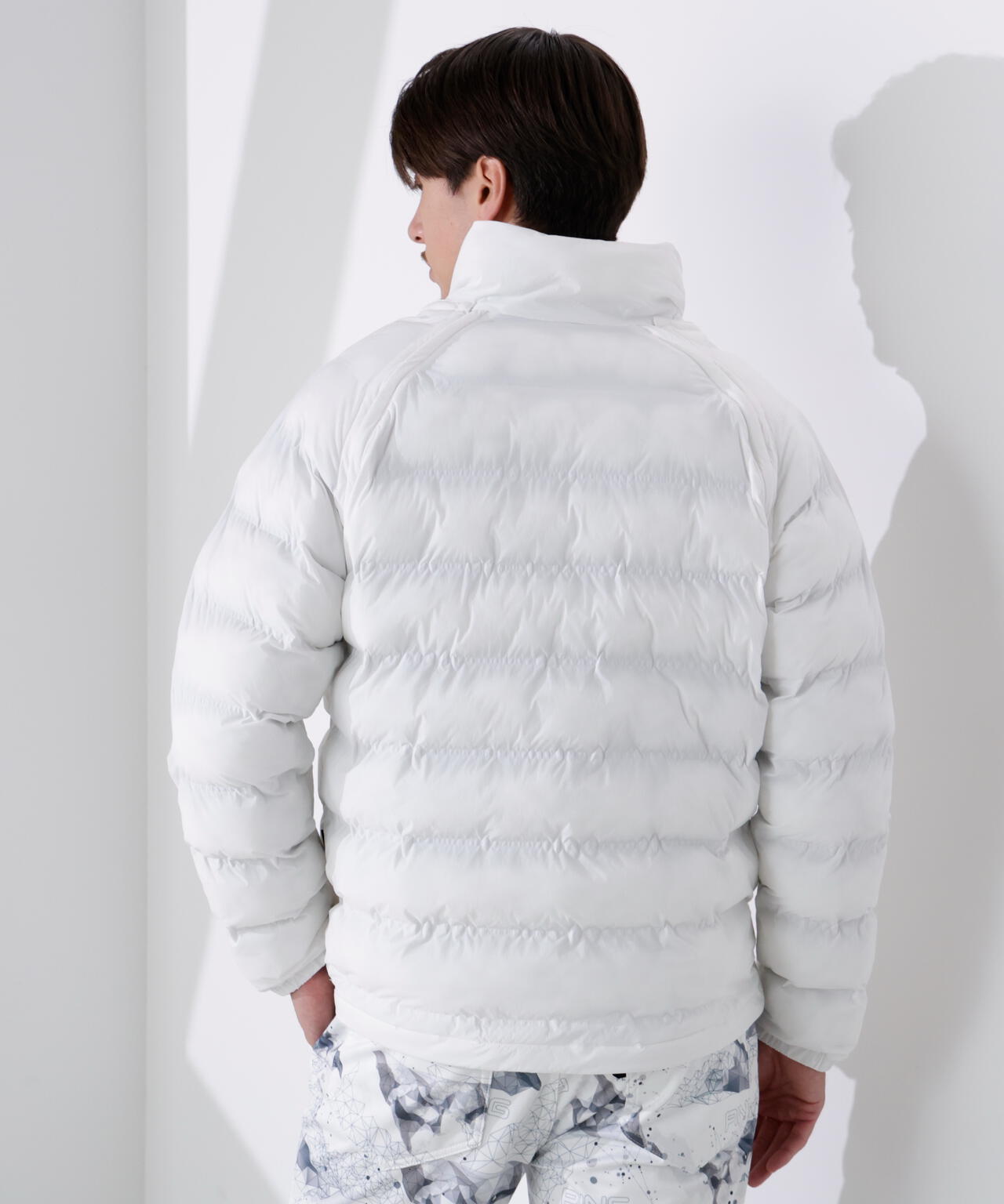 【PING APPAREL】全方向ストレッチ接結ボーダー2WAY中綿ブルゾン ＜PERFORMANCE＞ (MENS)