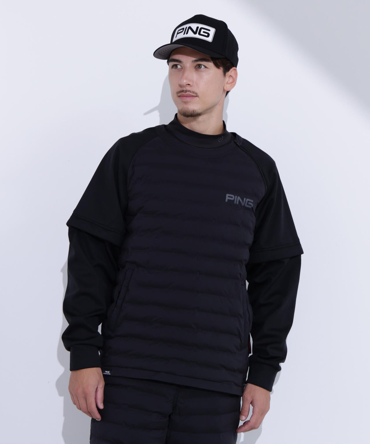 【PING APPAREL】2WAYハイブリッド中綿スニードブルゾン ＜PERFORMANCE＞ (MENS)