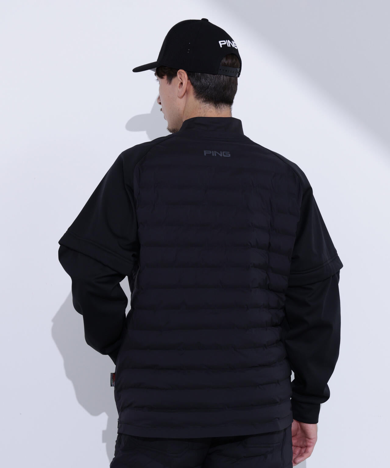 【PING APPAREL】2WAYハイブリッド中綿スニードブルゾン ＜PERFORMANCE＞ (MENS)