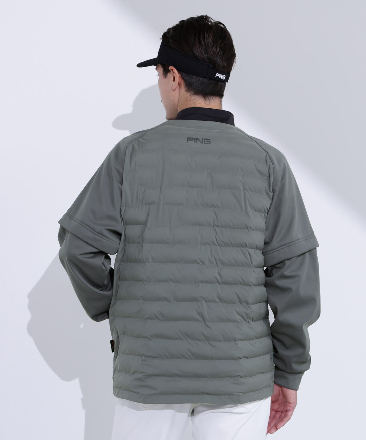 【PING APPAREL】2WAYハイブリッド中綿スニードブルゾン ＜PERFORMANCE＞ (MENS)