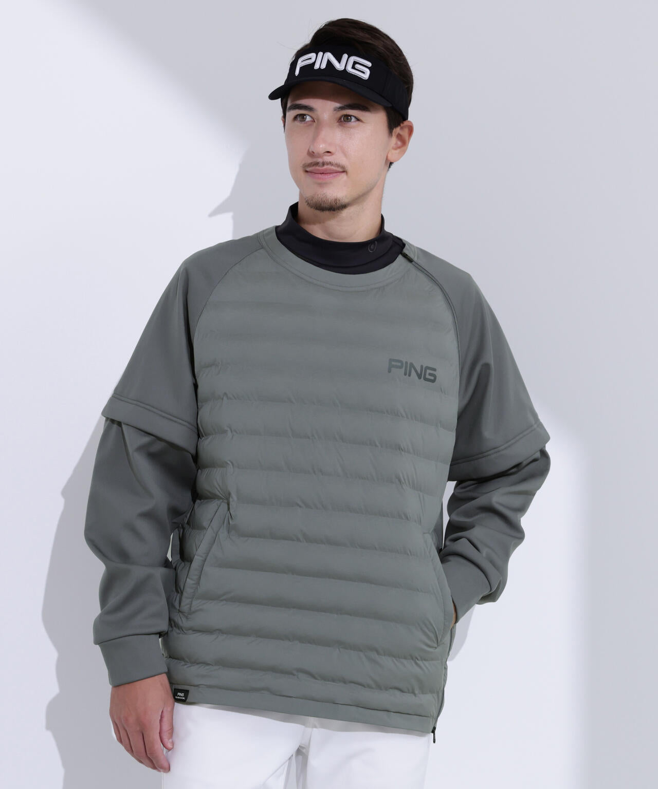 【PING APPAREL】2WAYハイブリッド中綿スニードブルゾン ＜PERFORMANCE＞ (MENS)