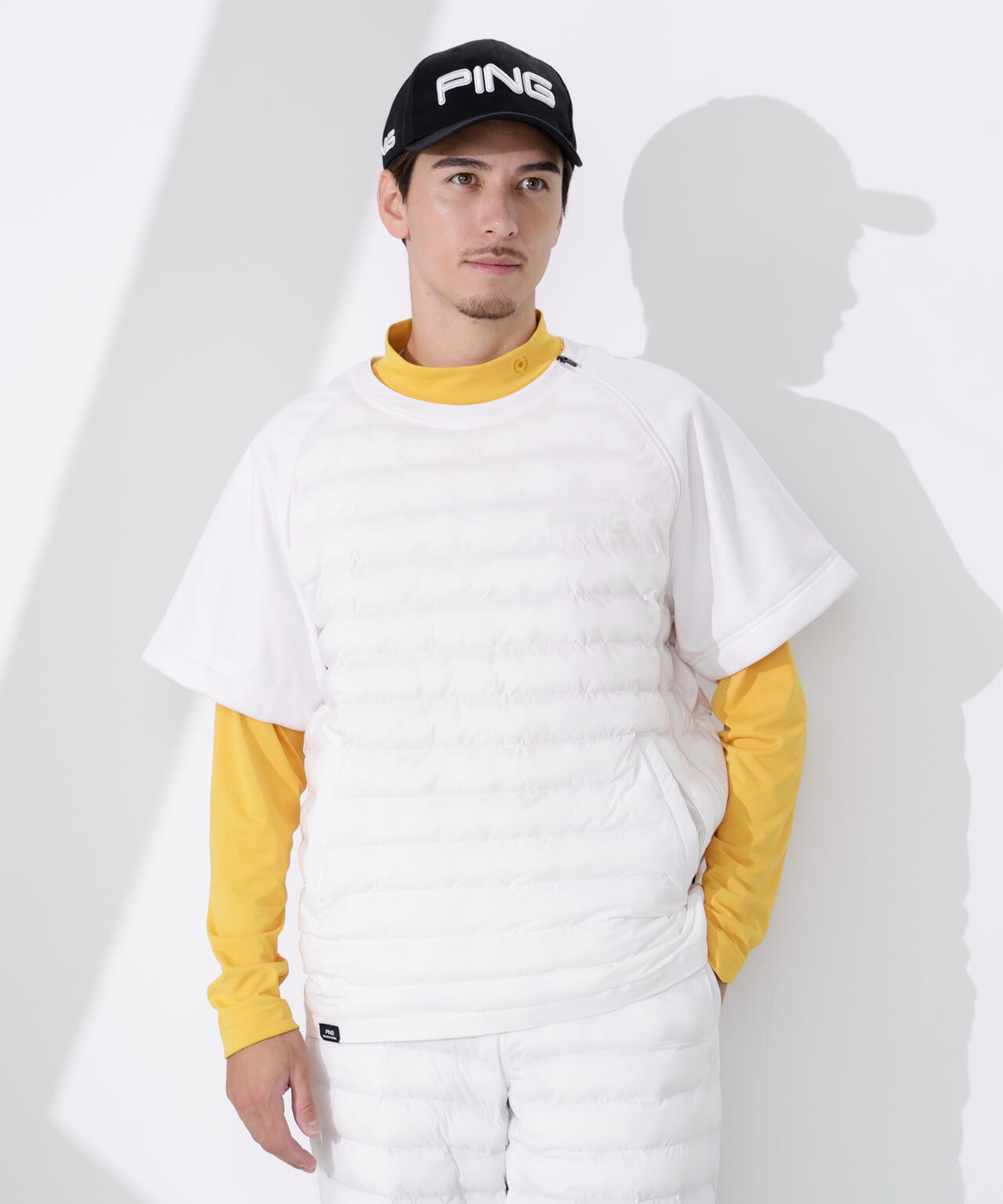 【PING APPAREL】2WAYハイブリッド中綿スニードブルゾン ＜PERFORMANCE＞ (MENS)