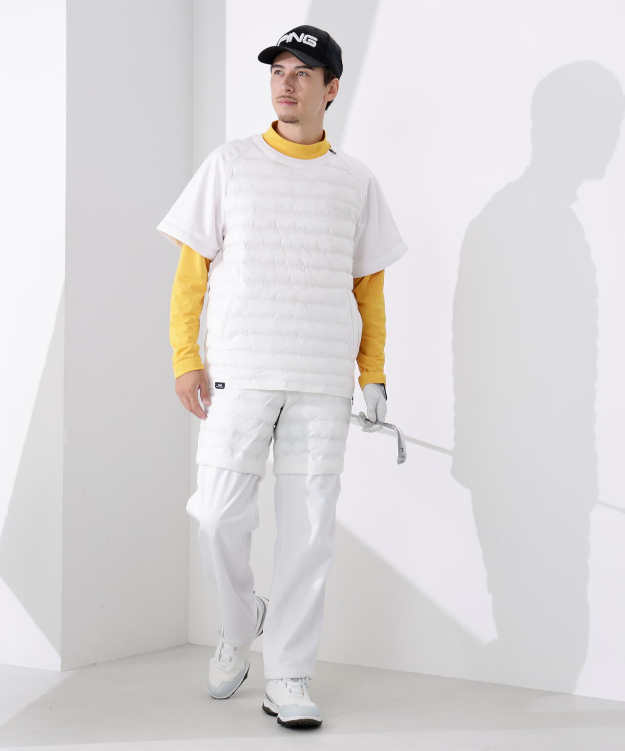 【PING APPAREL】2WAYハイブリッド中綿スニードブルゾン ＜PERFORMANCE＞ (MENS)