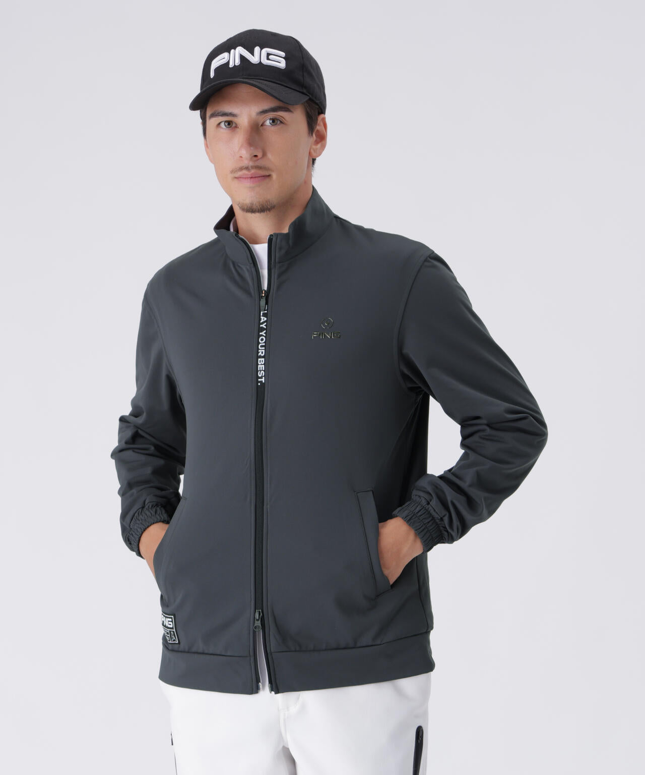 PING APPAREL】全方向ストレッチ/ダブルフェイス ツインレイヤード