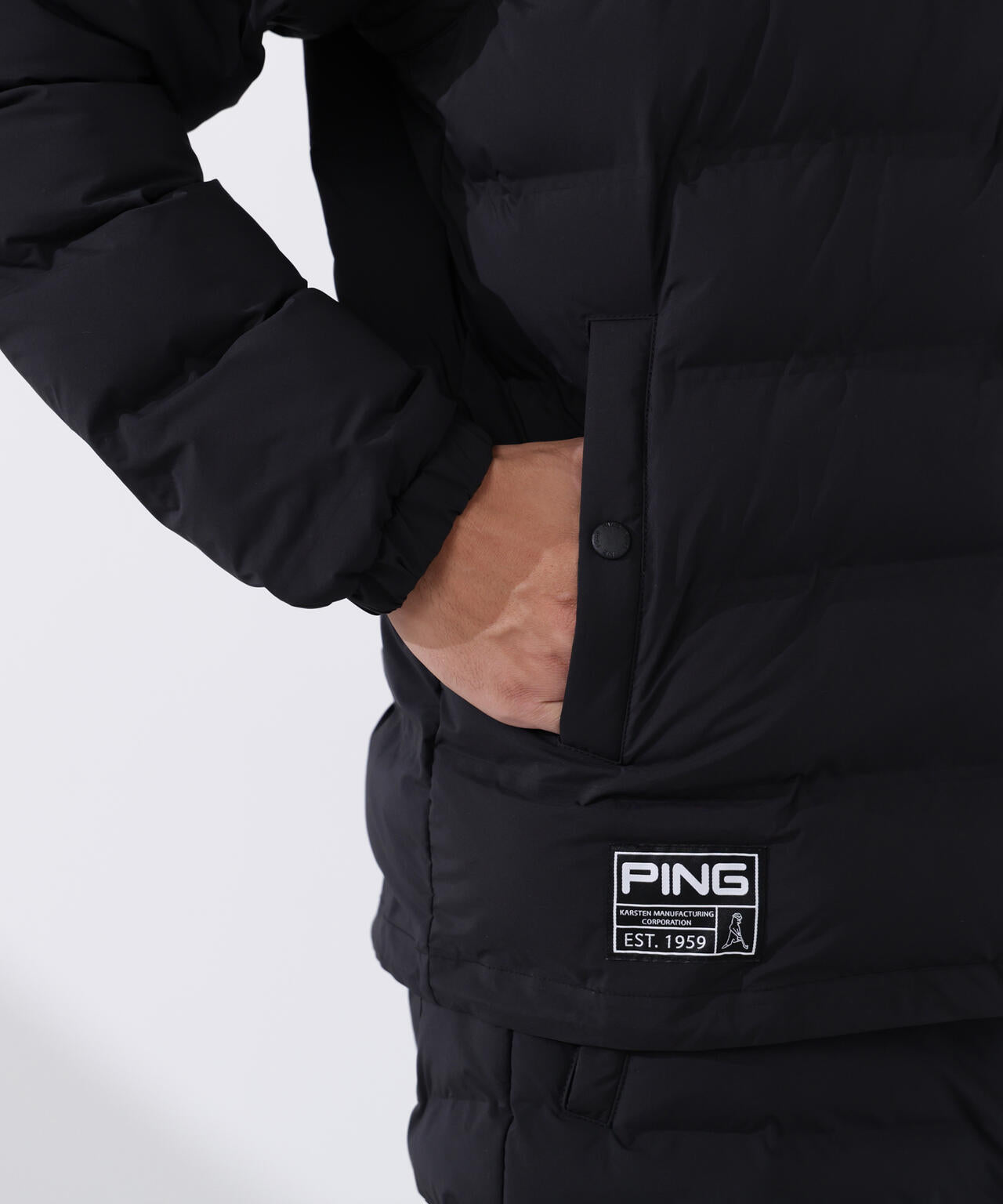 【PING APPAREL】２５ＦＷ ３ＷＡＹ中綿フーディブルゾン ＜GOLD＞ (MENS)