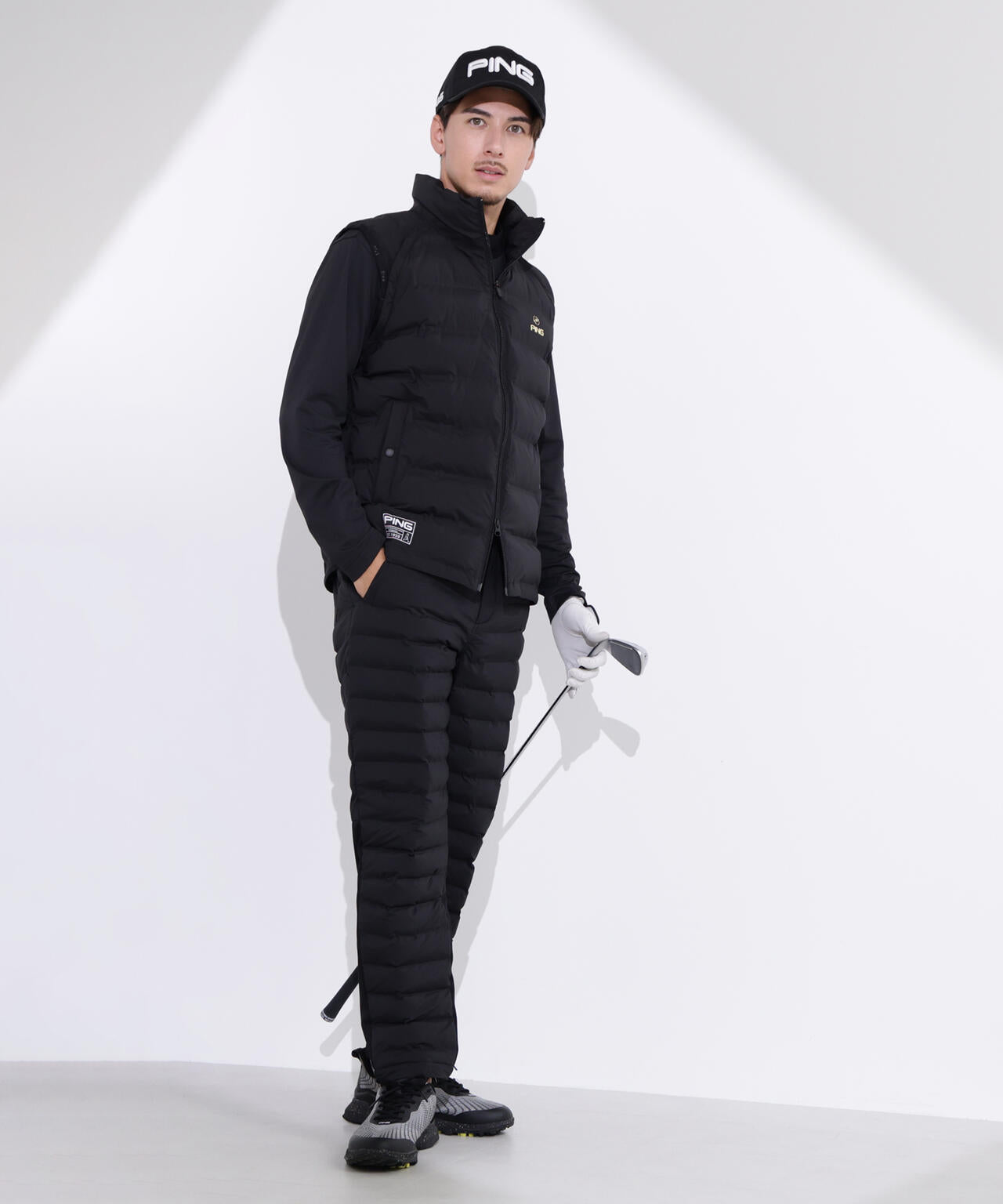 【PING APPAREL】２５ＦＷ ３ＷＡＹ中綿フーディブルゾン ＜GOLD＞ (MENS)