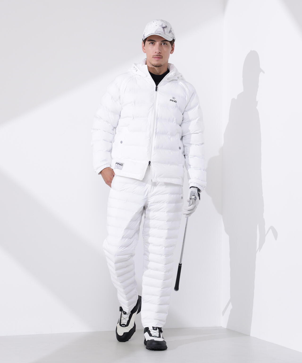 【PING APPAREL】２５ＦＷ ３ＷＡＹ中綿フーディブルゾン ＜GOLD＞ (MENS)