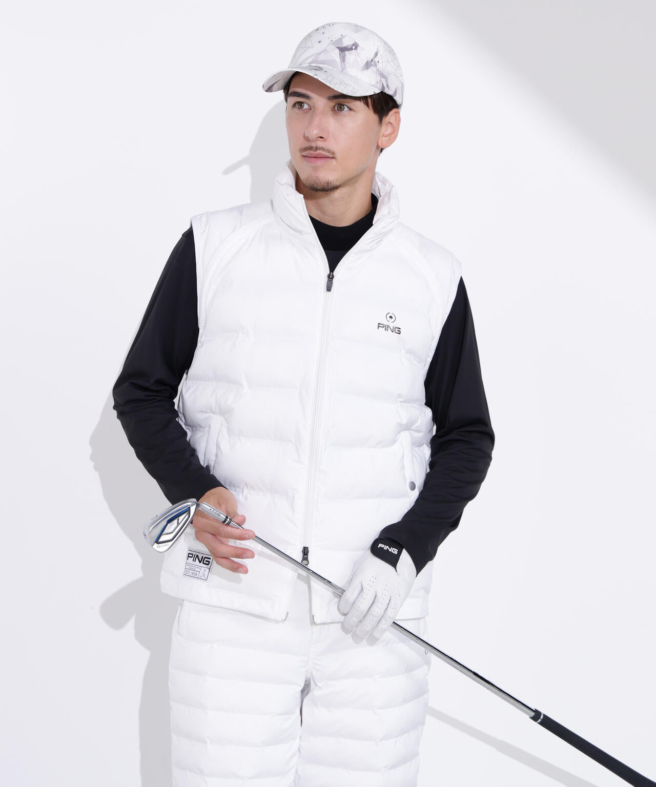 【PING APPAREL】２５ＦＷ ３ＷＡＹ中綿フーディブルゾン ＜GOLD＞ (MENS)