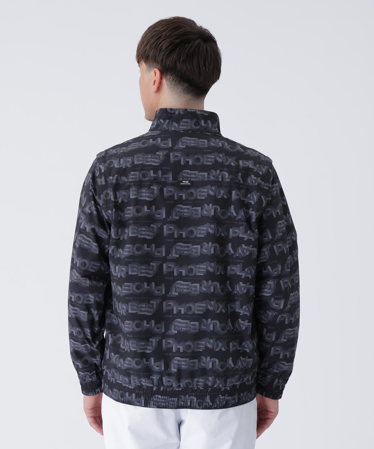 PING APPAREL】2WAYドットグラデーションスタンドブルゾン