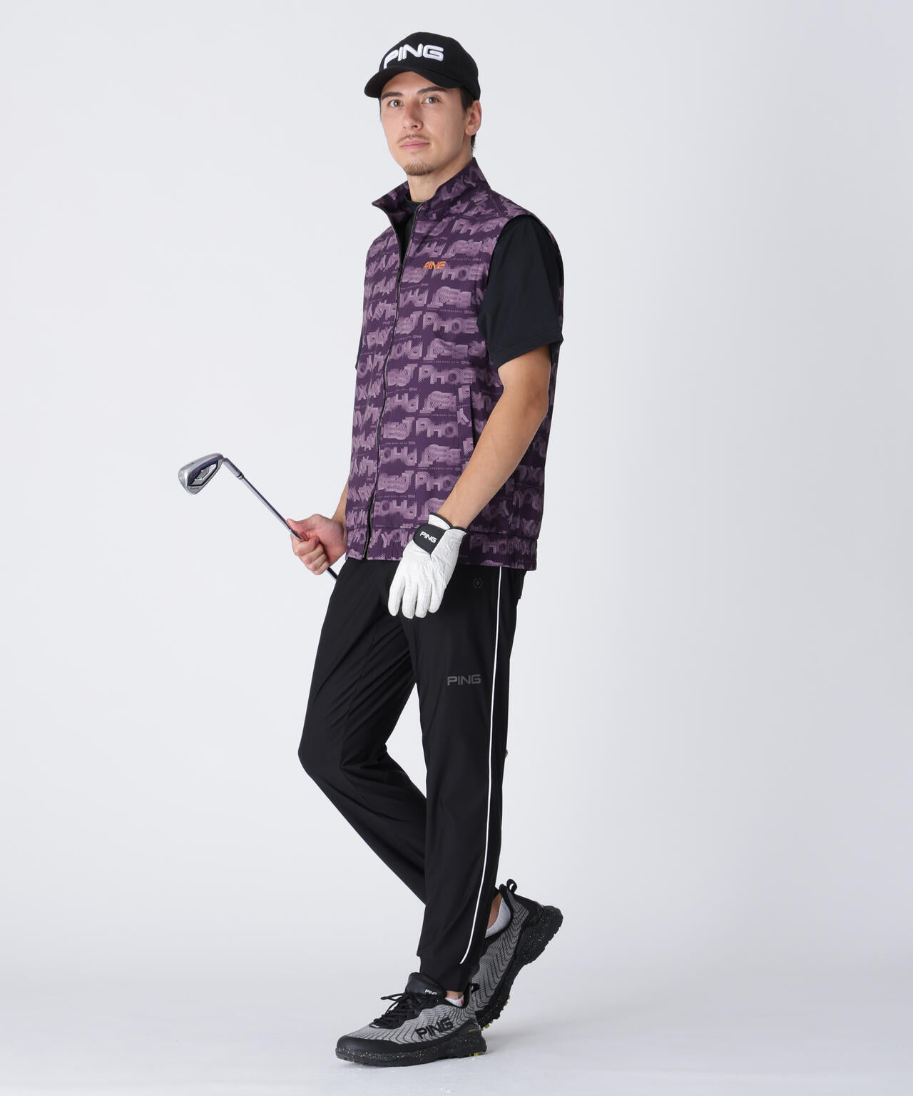 PING APPAREL】2WAYドットグラデーションスタンドブルゾン