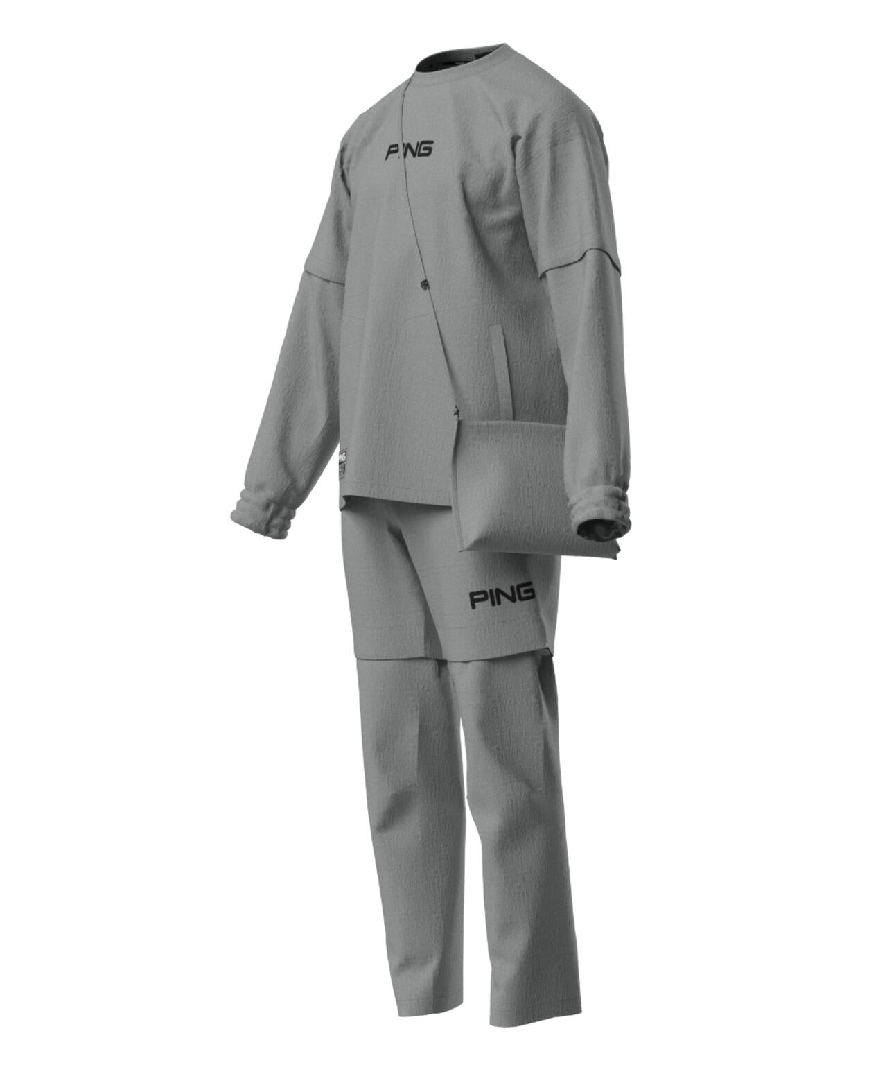 【PING APPAREL】2WAYスニードジャック×2WAYパンツ ＜GOLD＞ (MENS)