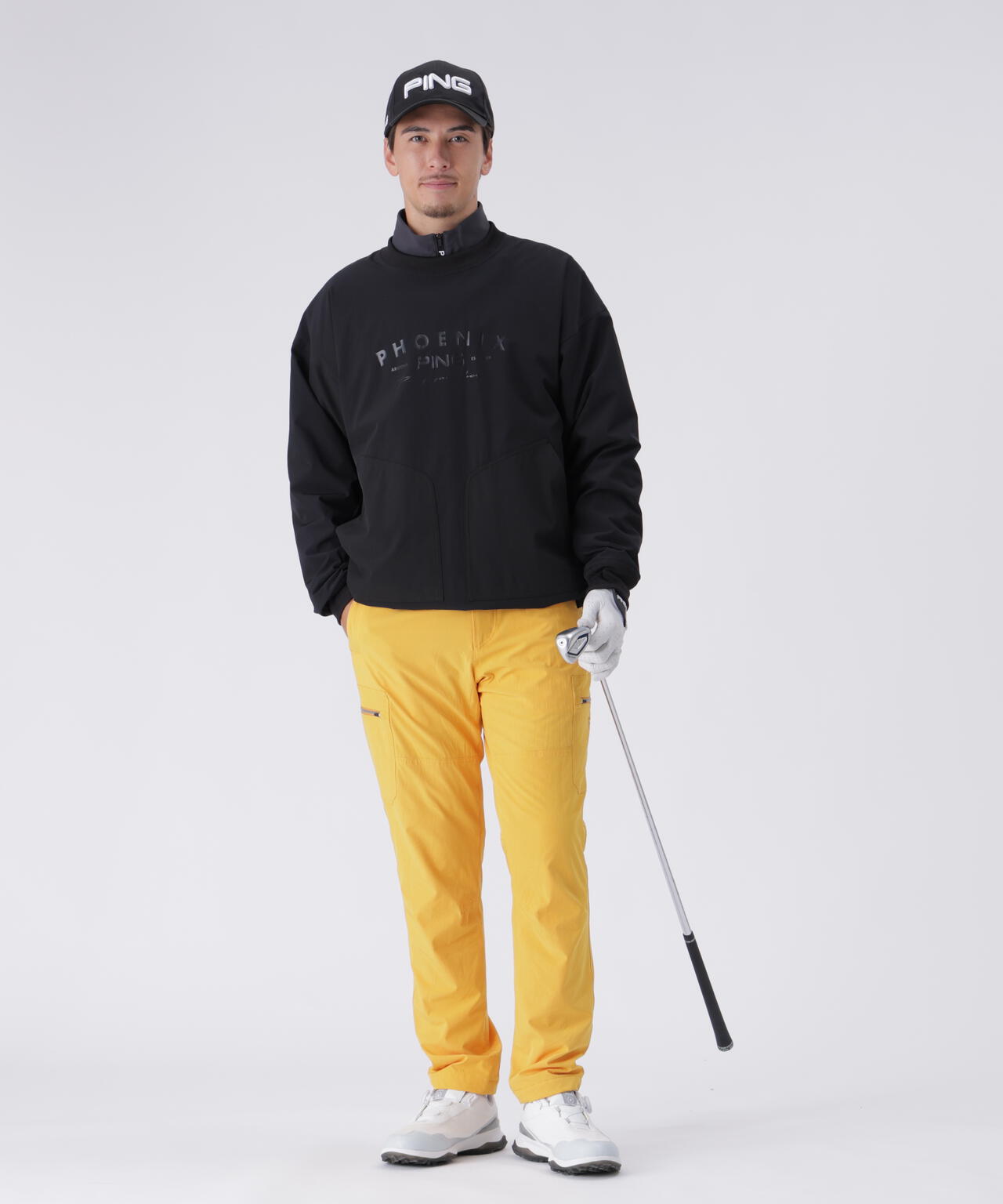 PING APPAREL】全方向ストレッチ/ダブルフェイス ツインレイヤード