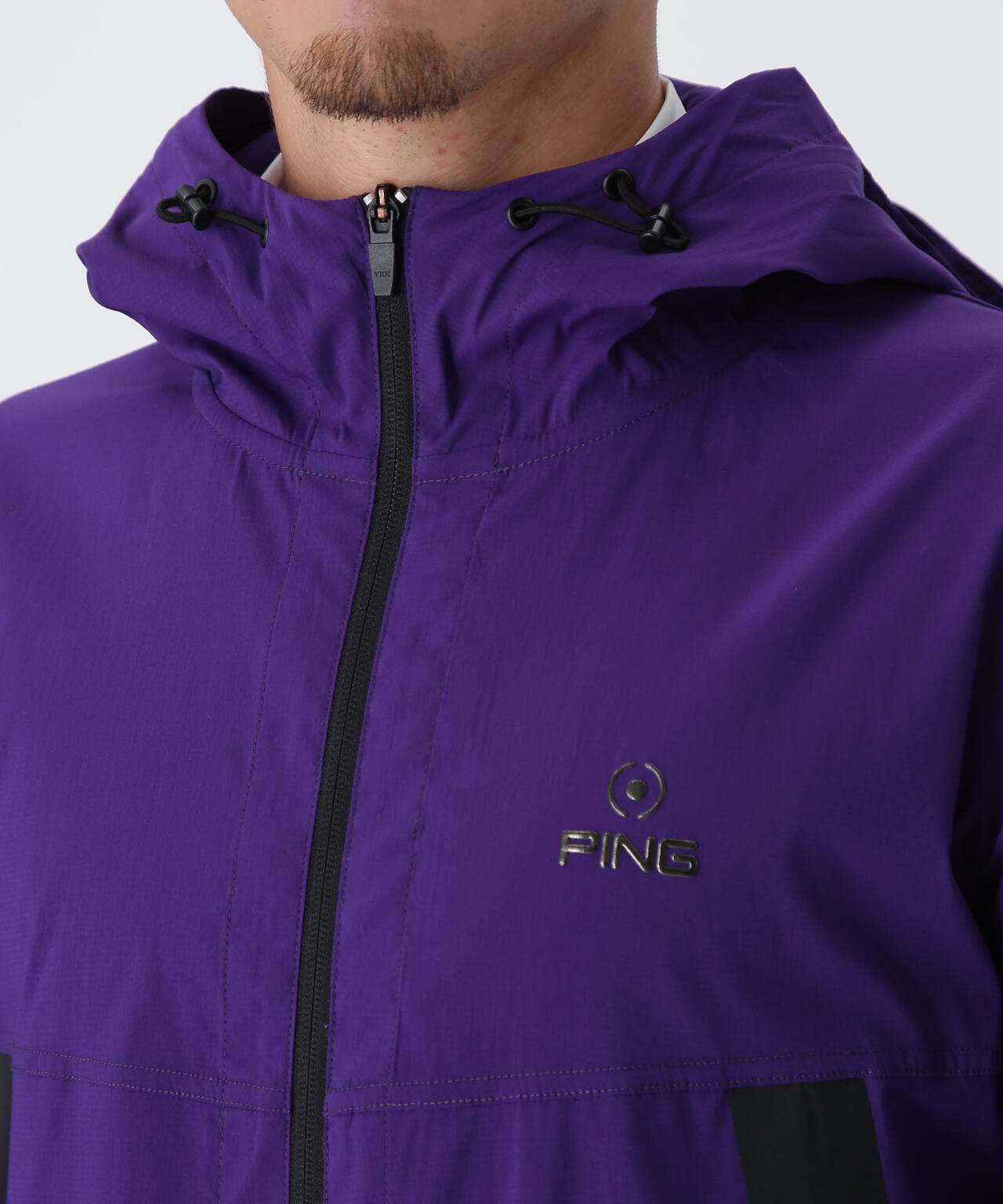 【PING APPAREL】プライムフレックスリップストップ フーディブルゾン ＜GOLD＞ (MENS)