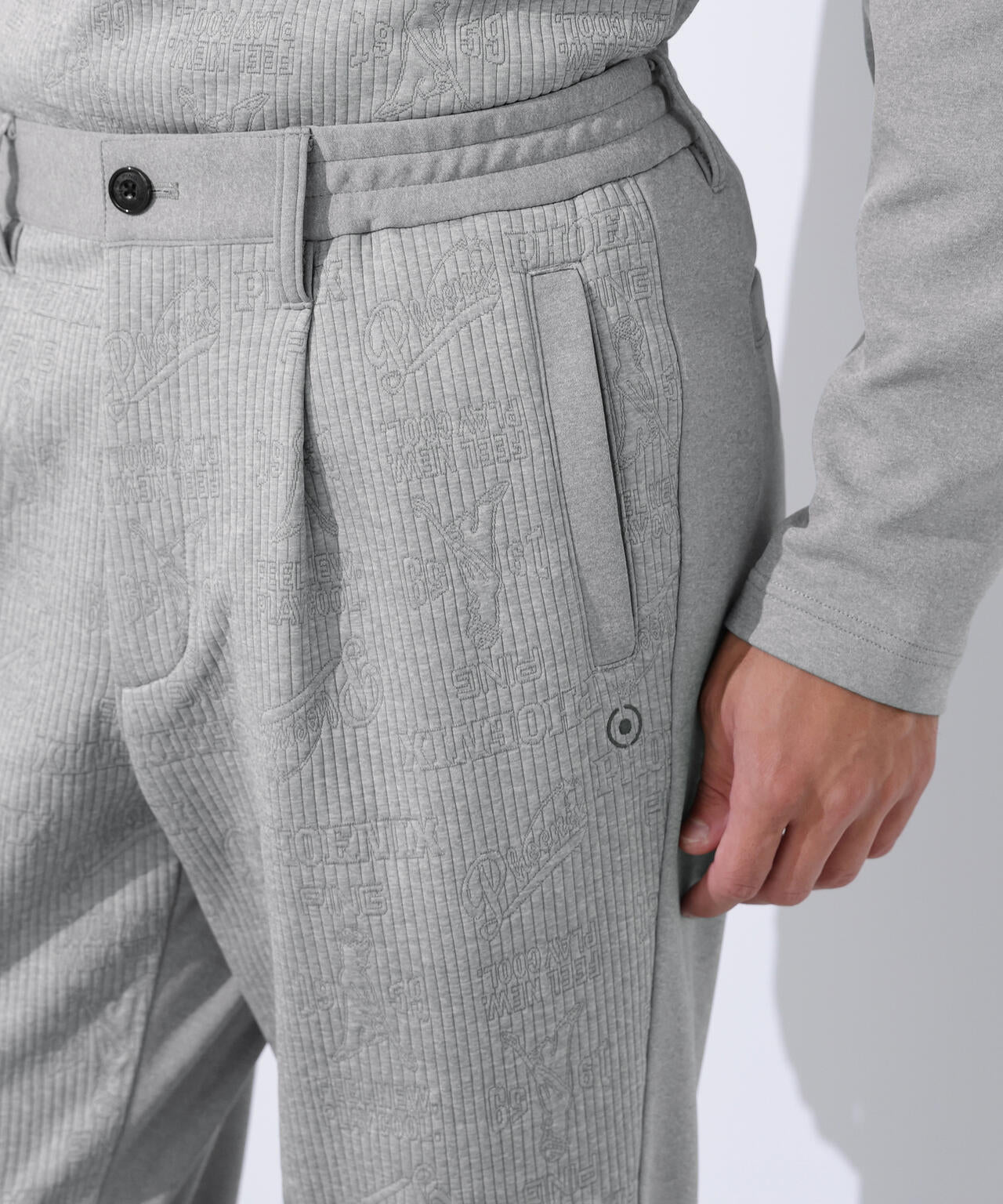 PING APPAREL】PINGキルトジャカード/全方向ストレッチダンボール