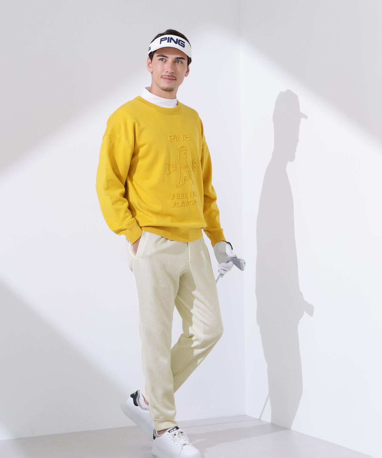 PING APPAREL】PINGキルトジャカード/全方向ストレッチダンボール