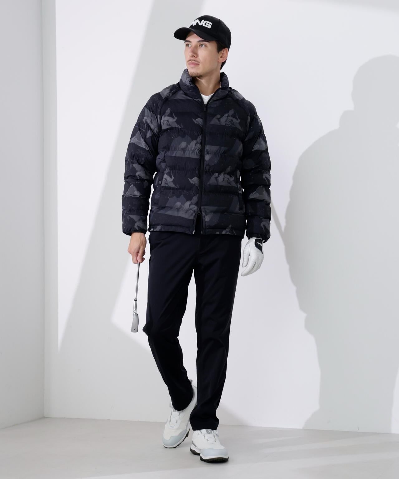 【PING APPAREL】全方向ストレッチボンディングプリントテーパードパンツ ＜PERFORMANCE＞ (MENS)