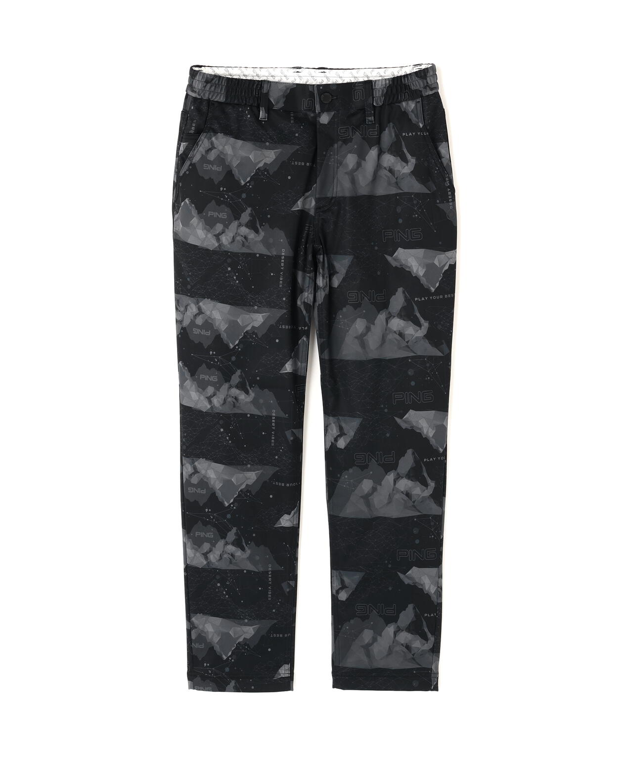 【PING APPAREL】全方向ストレッチボンディングプリントテーパードパンツ ＜PERFORMANCE＞ (MENS)