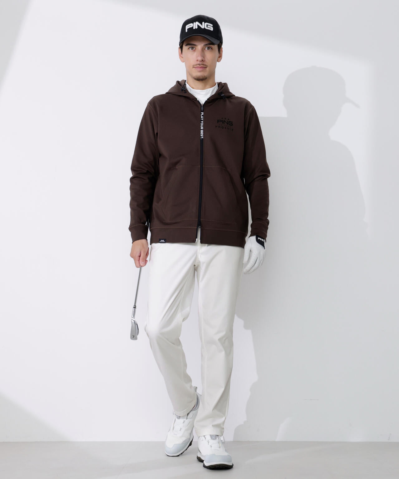 【PING APPAREL】全方向ストレッチボンディングプリントテーパードパンツ ＜PERFORMANCE＞ (MENS)