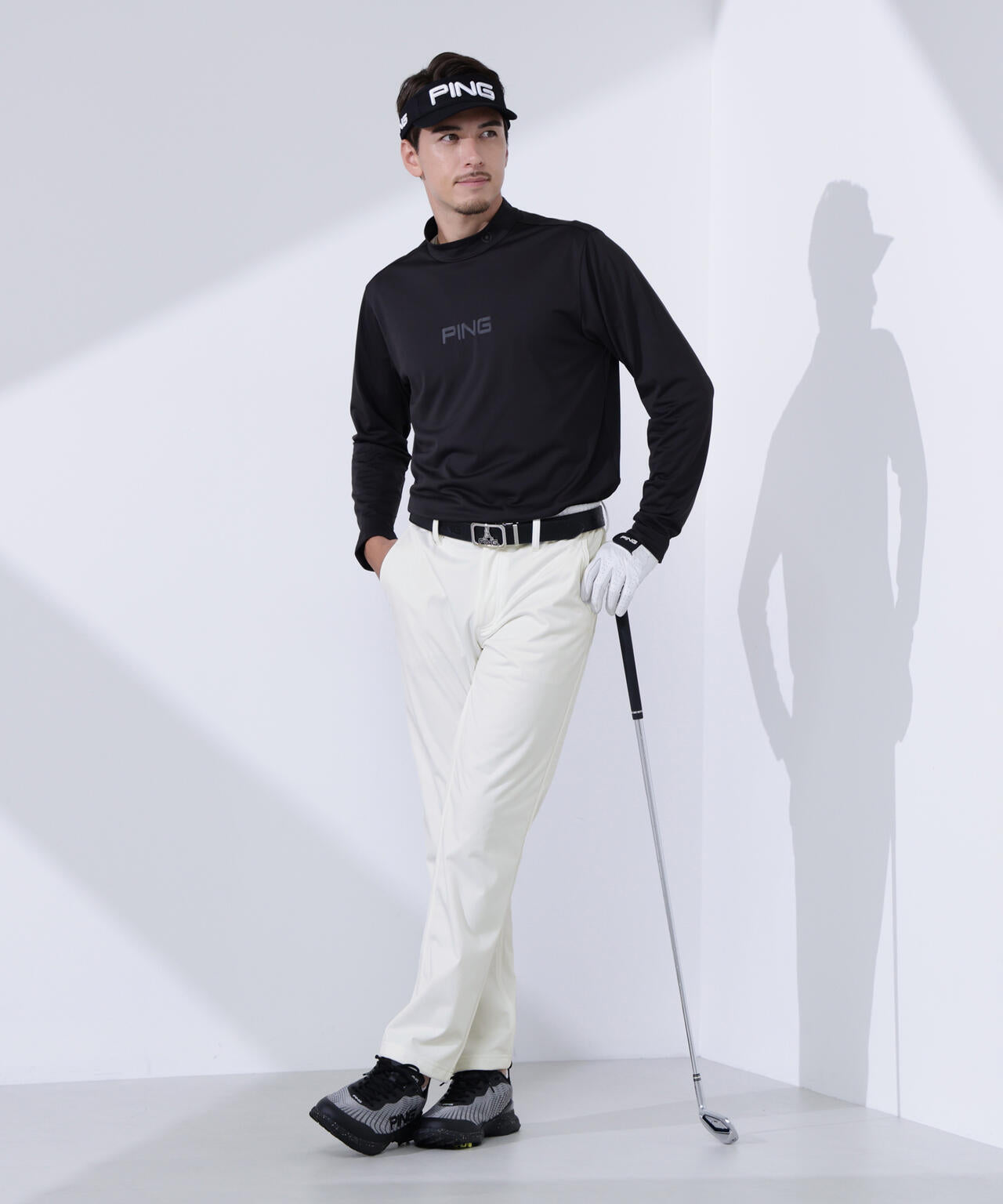 【PING APPAREL】全方向ストレッチボンディングプリントテーパードパンツ ＜PERFORMANCE＞ (MENS)