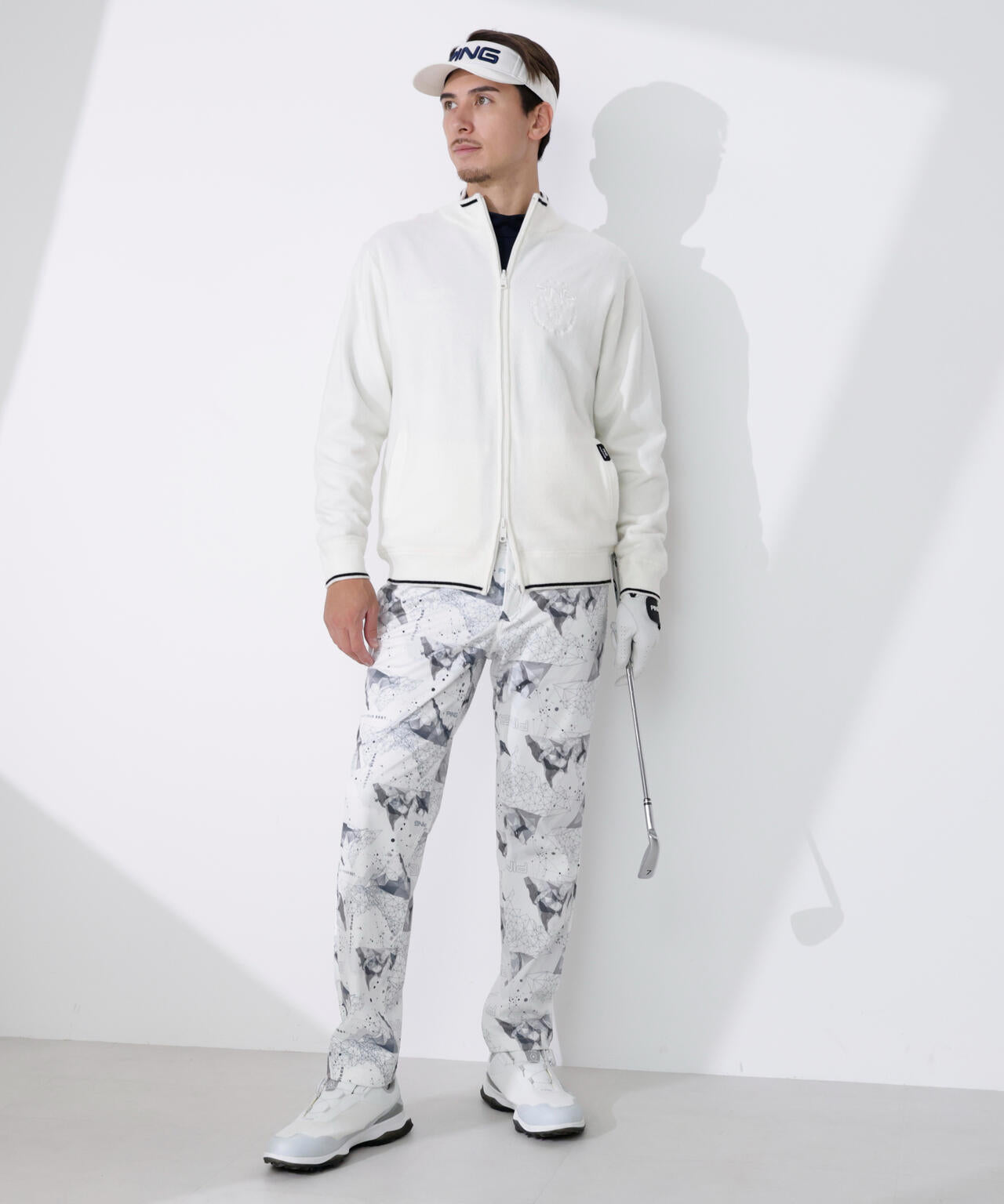 【PING APPAREL】全方向ストレッチボンディングプリントテーパードパンツ ＜PERFORMANCE＞ (MENS)