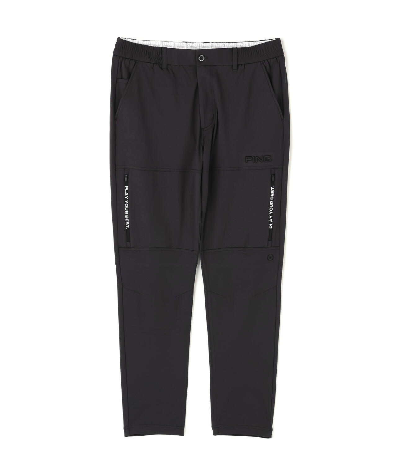 PING APPAREL】全方向ストレッチ裏起毛ダンボールニットテーパード