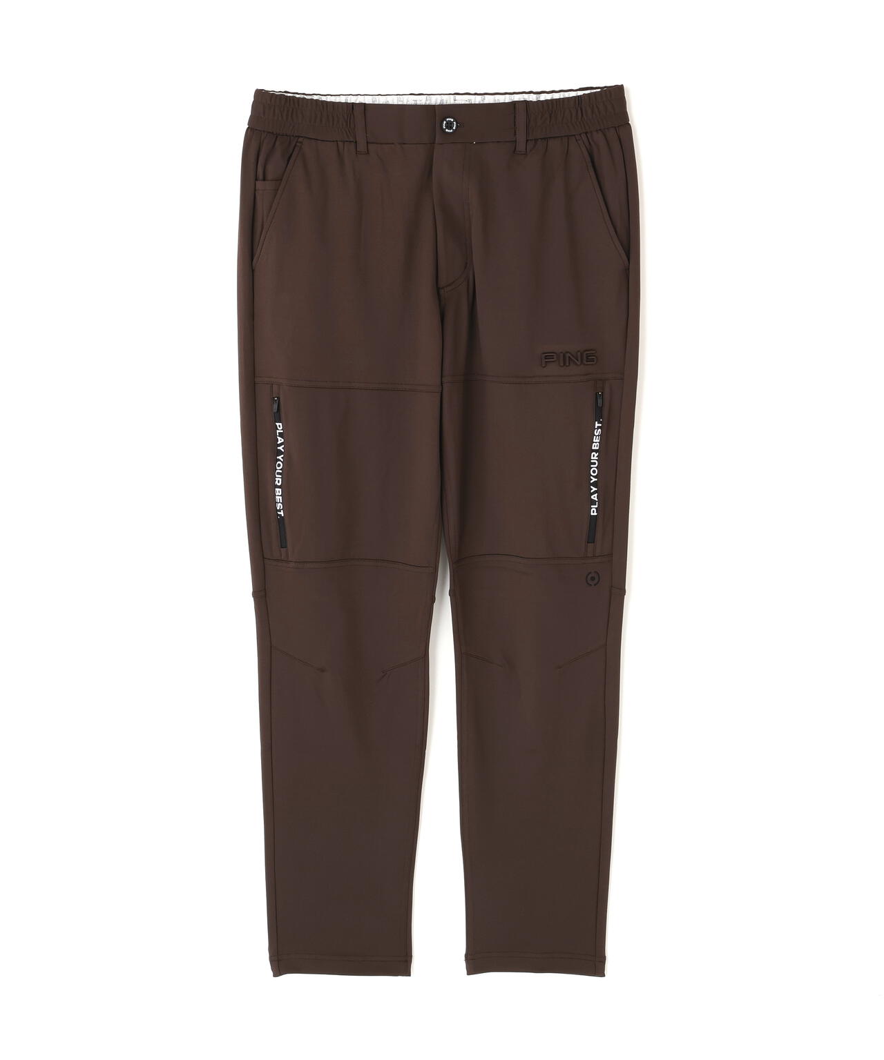 PING APPAREL】全方向ストレッチ裏起毛ダンボールニットテーパード