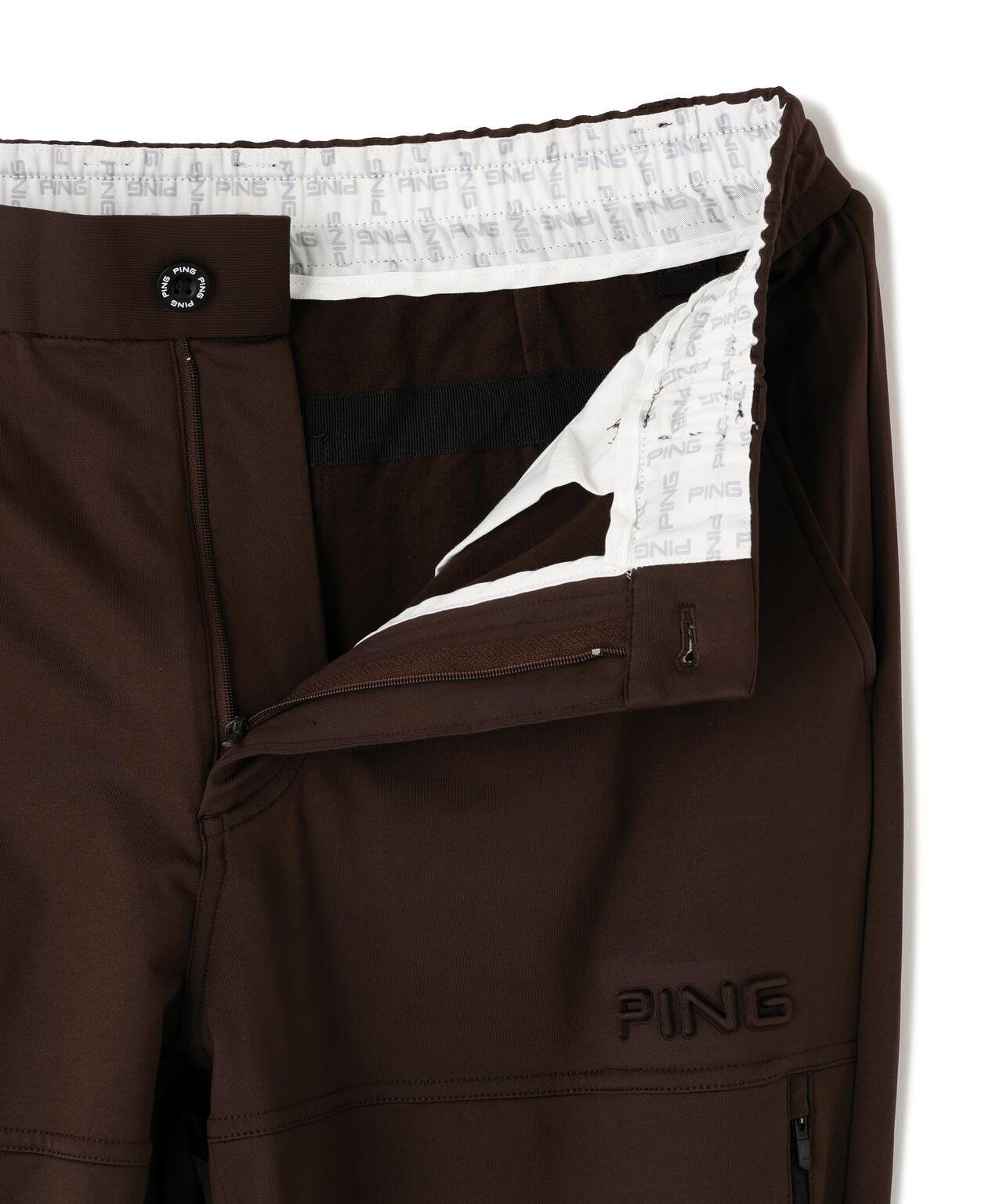 PING APPAREL】全方向ストレッチ裏起毛ダンボールニットテーパード