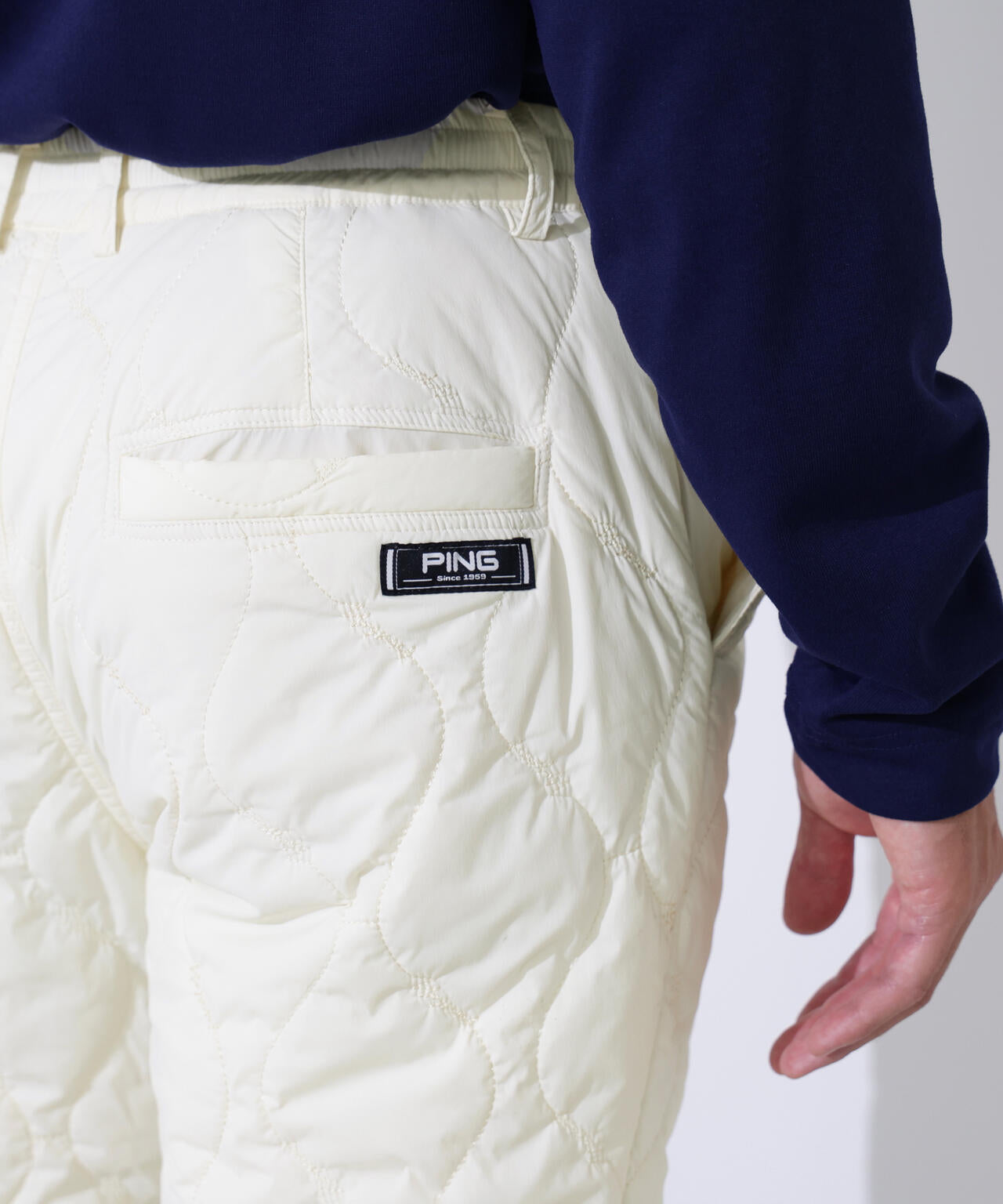 【PING APPAREL】全方向ストレッチキルティングタフタテーパードパンツ ＜NATIVE＞ (MENS)