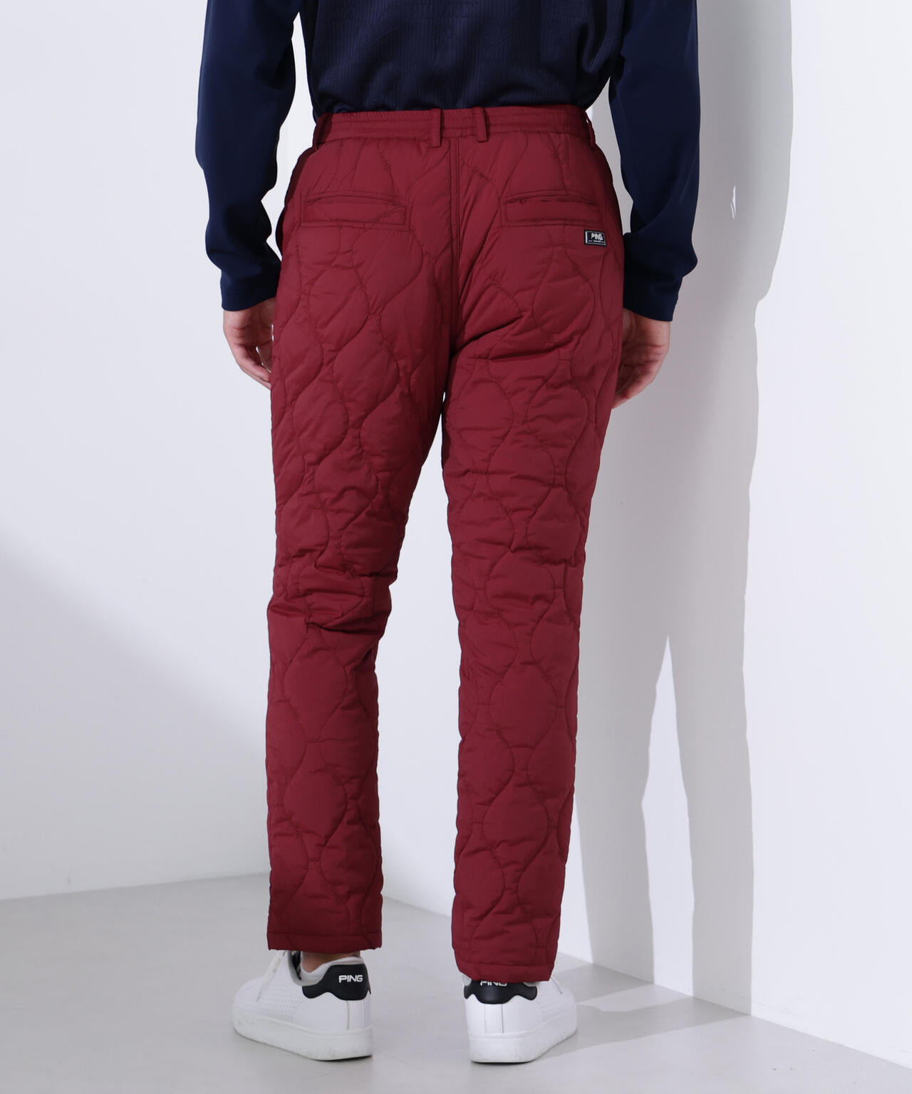 【PING APPAREL】全方向ストレッチキルティングタフタテーパードパンツ ＜NATIVE＞ (MENS)