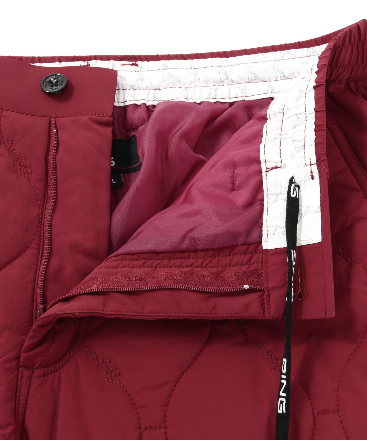 【PING APPAREL】全方向ストレッチキルティングタフタテーパードパンツ ＜NATIVE＞ (MENS)