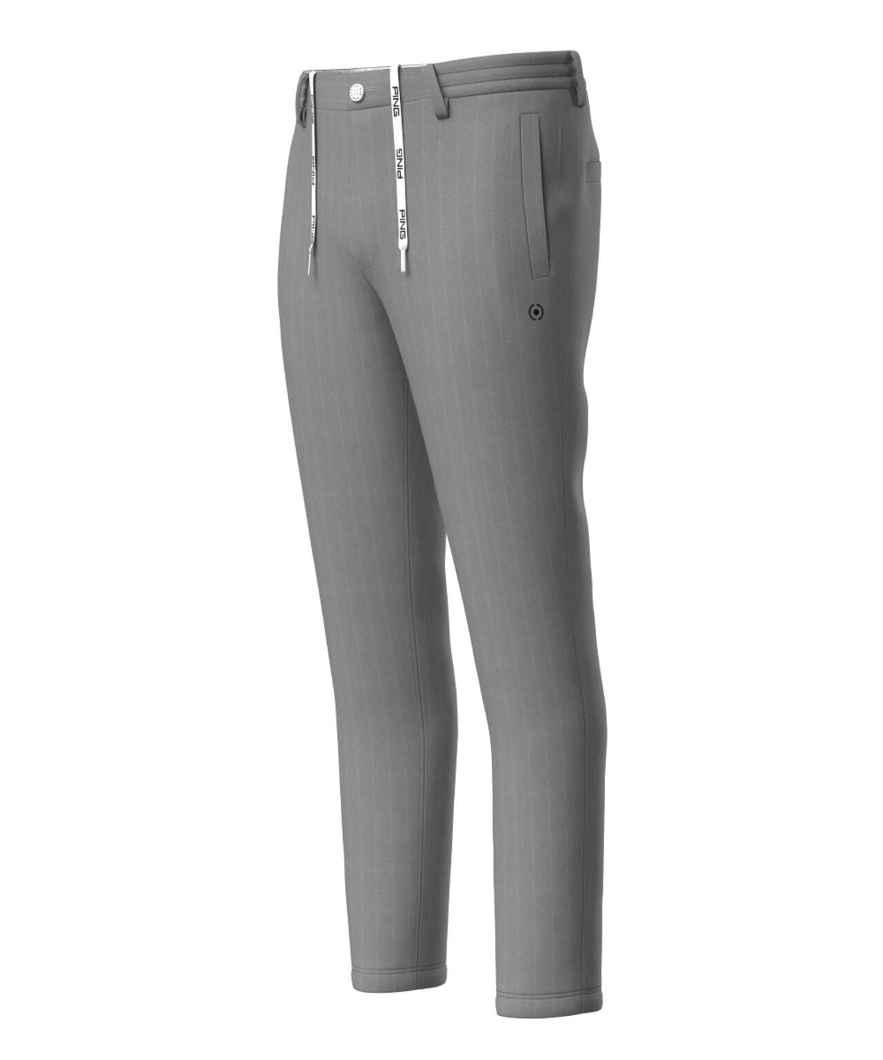 PING APPAREL】全方向ストレッチ ピンストライプテーパードパンツ