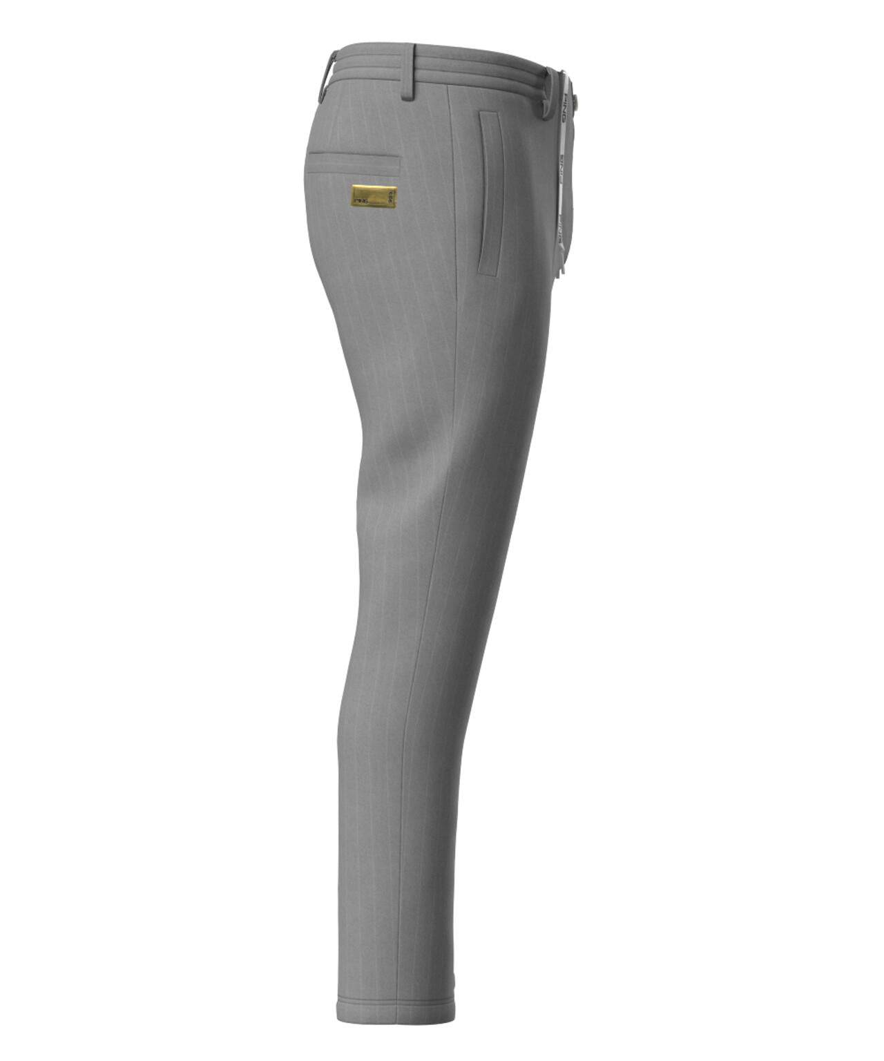 PING APPAREL】全方向ストレッチ ピンストライプテーパードパンツ