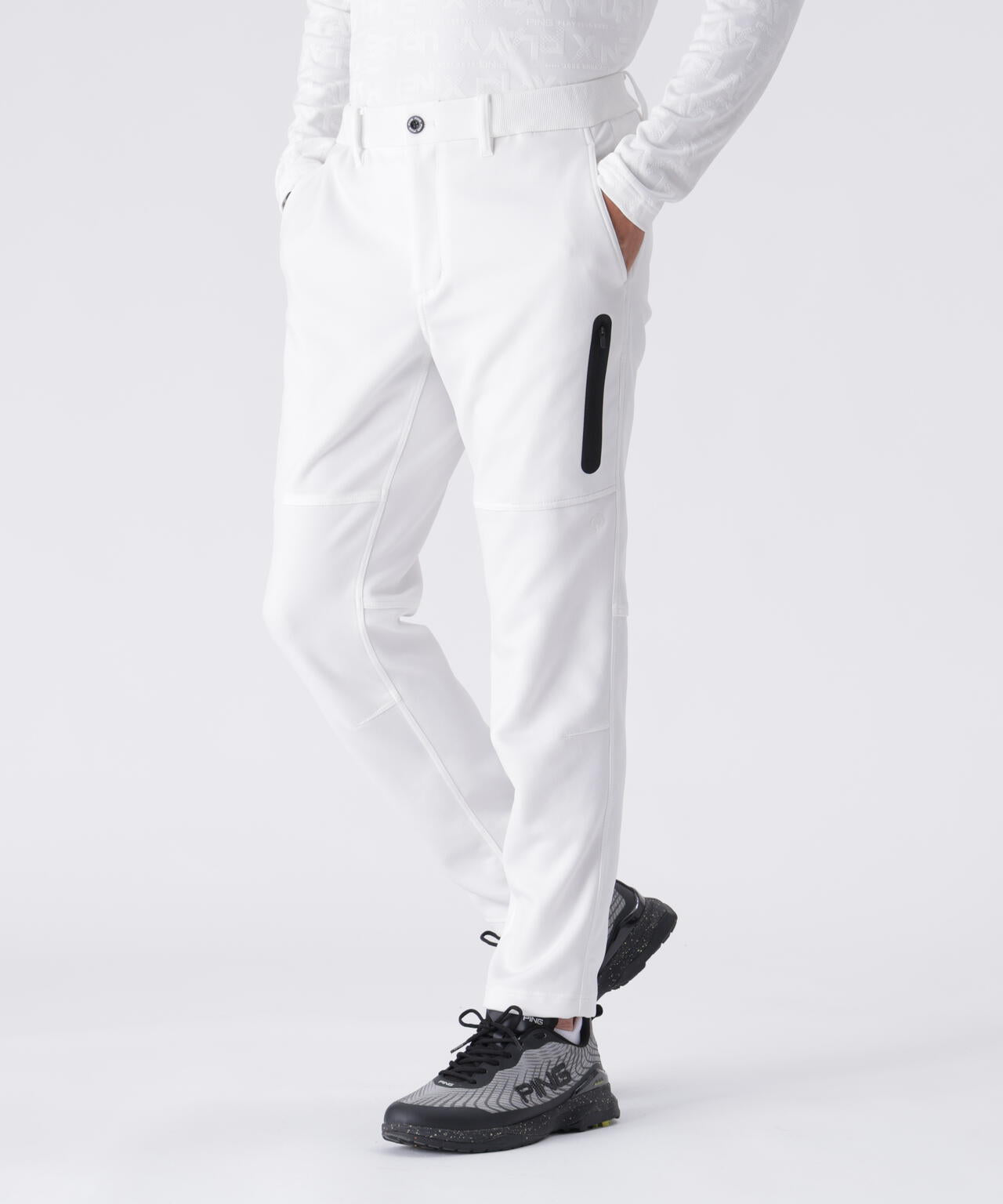 【PING APPAREL】キルトダンボールジャージテーパードパンツ ＜GOLD＞ (UNISEX)