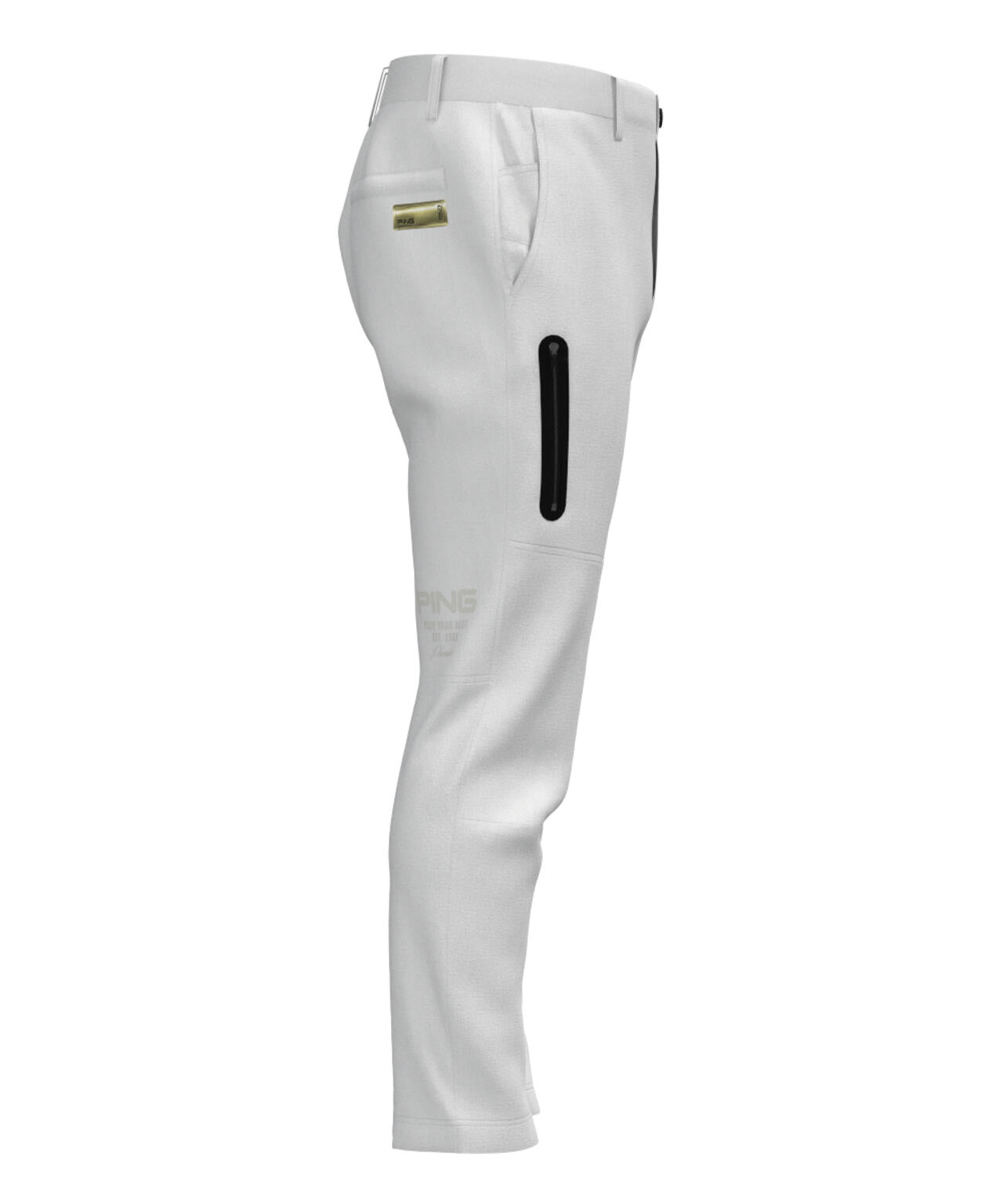 PING APPAREL】キルトダンボールジャージテーパードパンツ ＜GOLD
