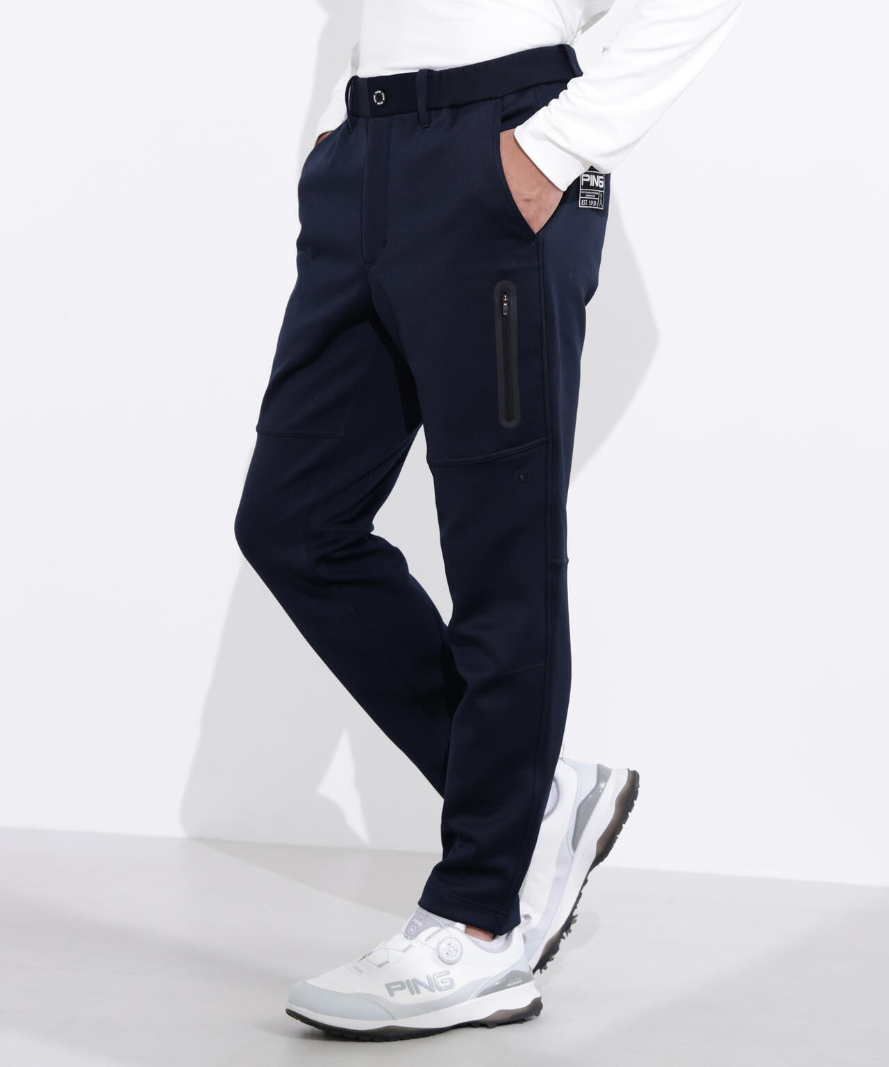 Pino‥.さま専用 PING APPAREL】キルトダンボールジャージテーパードパンツ ＜GOLD