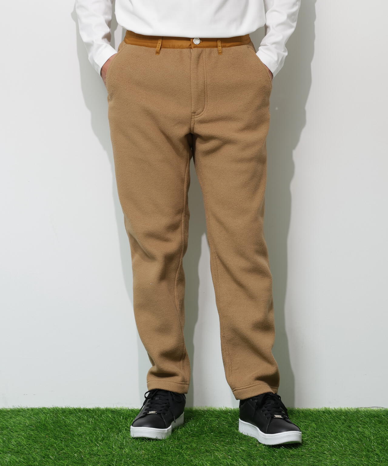 【PING APPAREL】テックウォームリサイクルフリーステーパードパンツ ＜GOLD＞ (MENS)