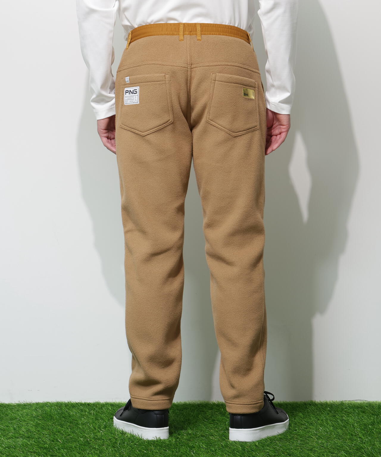 【PING APPAREL】テックウォームリサイクルフリーステーパードパンツ ＜GOLD＞ (MENS)
