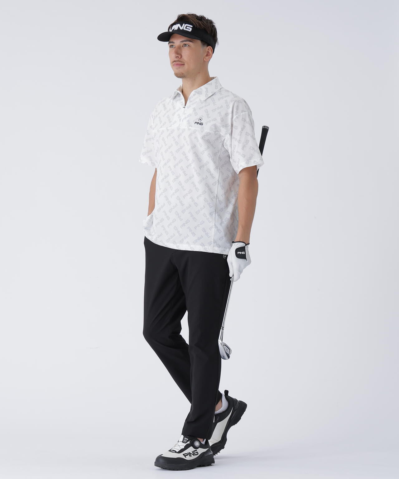 【PING APPAREL】全方向ストレッチ二重織 サライテックテーパードパンツ ＜EARLY AUTUMN＞ (MENS)