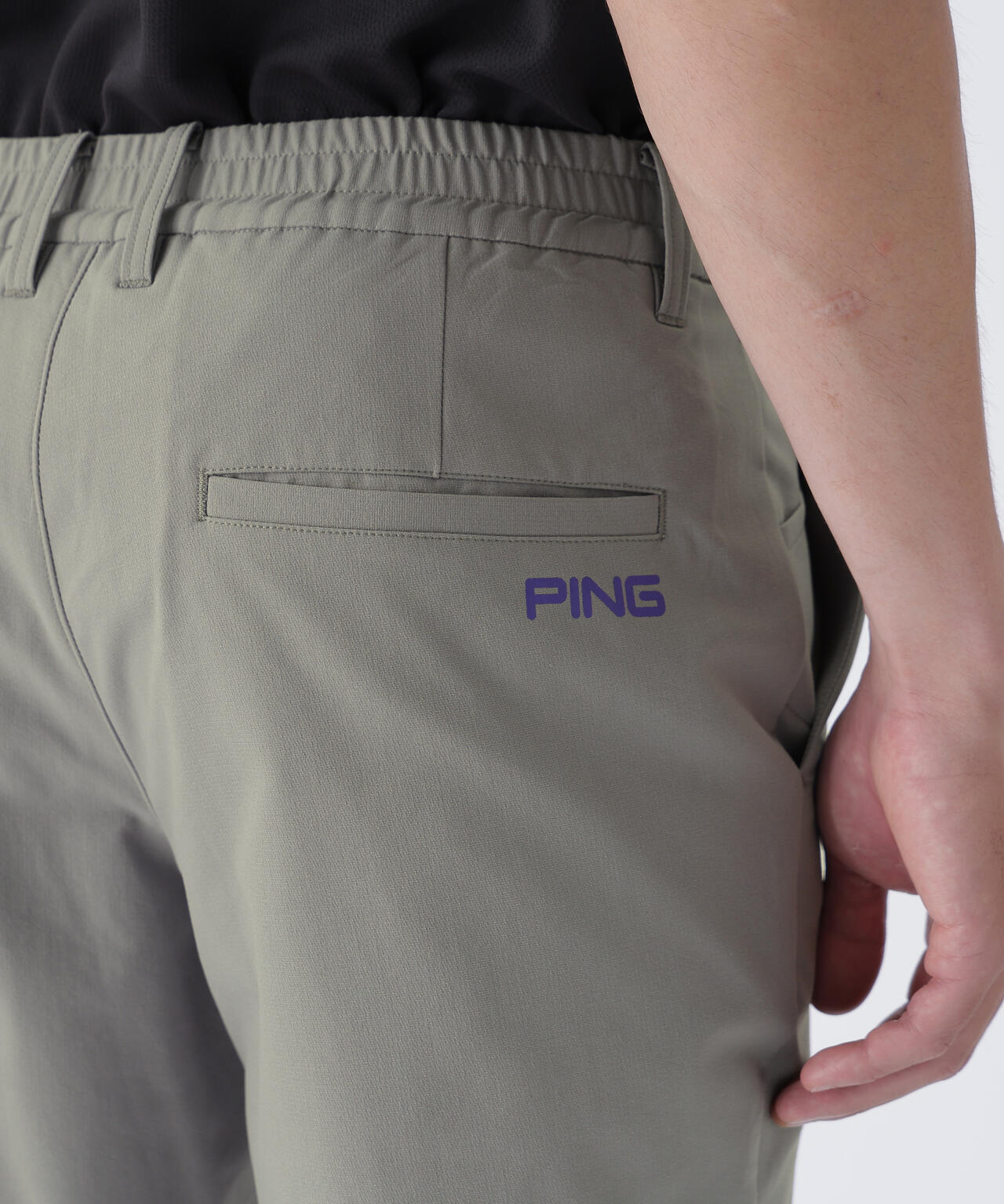 PING APPAREL】全方向ストレッチ二重織 サライテックテーパードパンツ