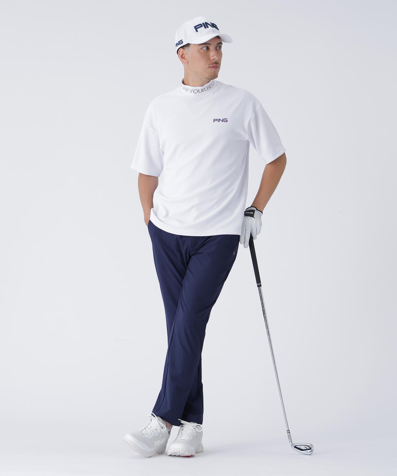 【PING APPAREL】全方向ストレッチ二重織 サライテックテーパードパンツ ＜EARLY AUTUMN＞ (MENS)