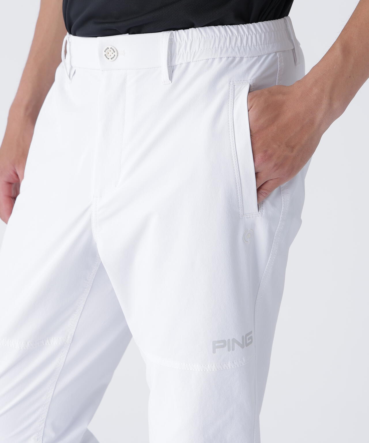【PING APPAREL】ダブルフェイスヒザ切替テーパードパンツ ＜PERFORMANCE＞ (MENS)