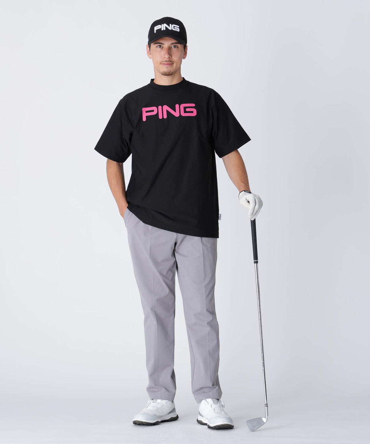 【PING APPAREL】全方向ストレッチコットンライクツイルワンタックテーパードパンツ ＜NATIVE＞ (MENS)