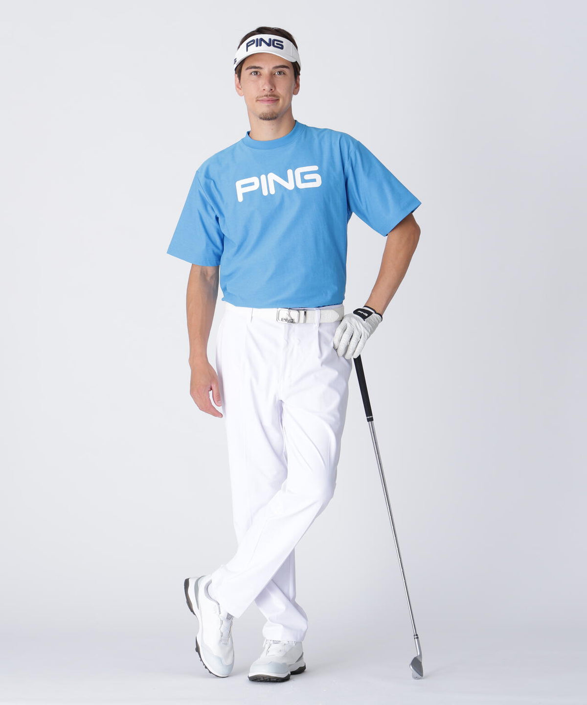 【PING APPAREL】全方向ストレッチコットンライクツイルワンタックテーパードパンツ ＜NATIVE＞ (MENS)