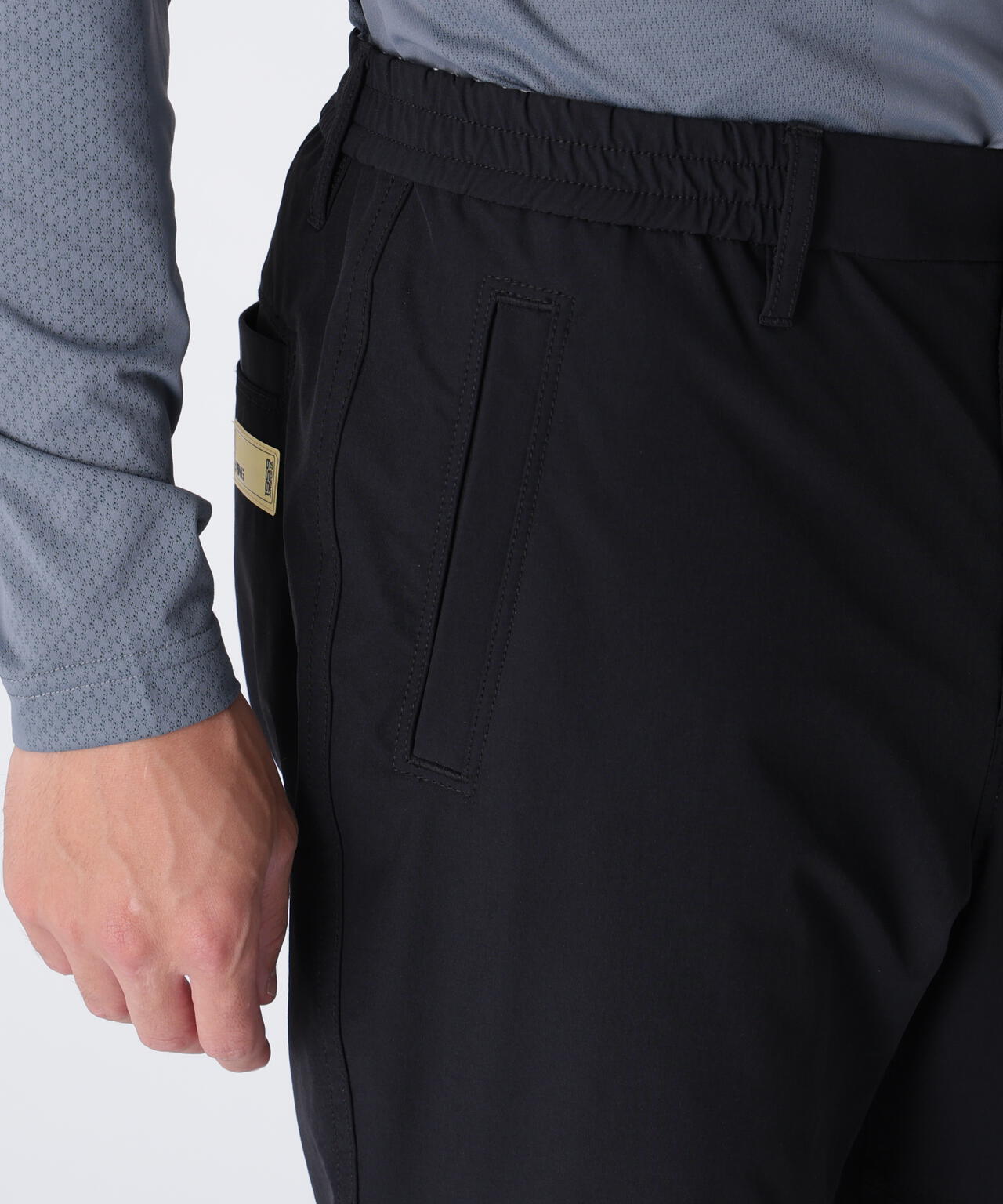 【PING APPAREL】全方向ストレッチ ダブルフェイスヒザ切替テーパードパンツ ＜GOLD＞ (MENS)