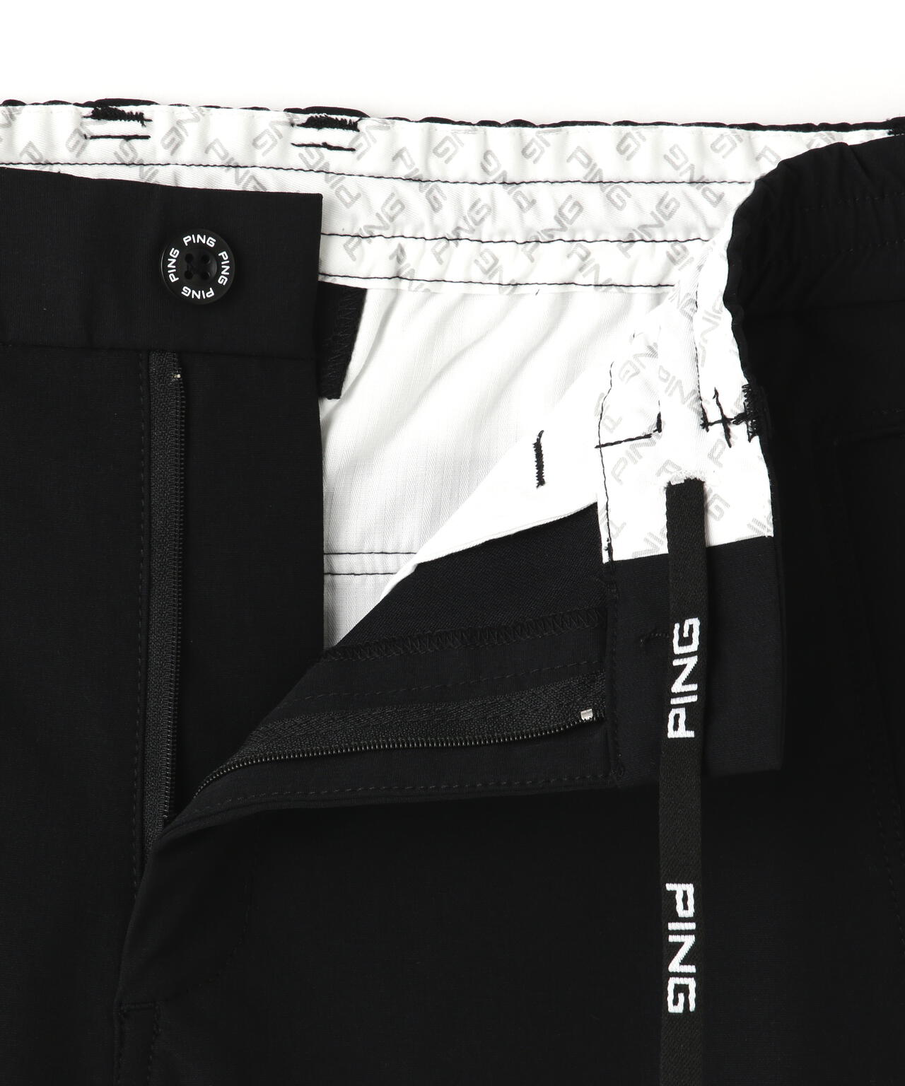 【PING APPAREL】全方向ストレッチ ダブルフェイスヒザ切替テーパードパンツ ＜GOLD＞ (MENS)