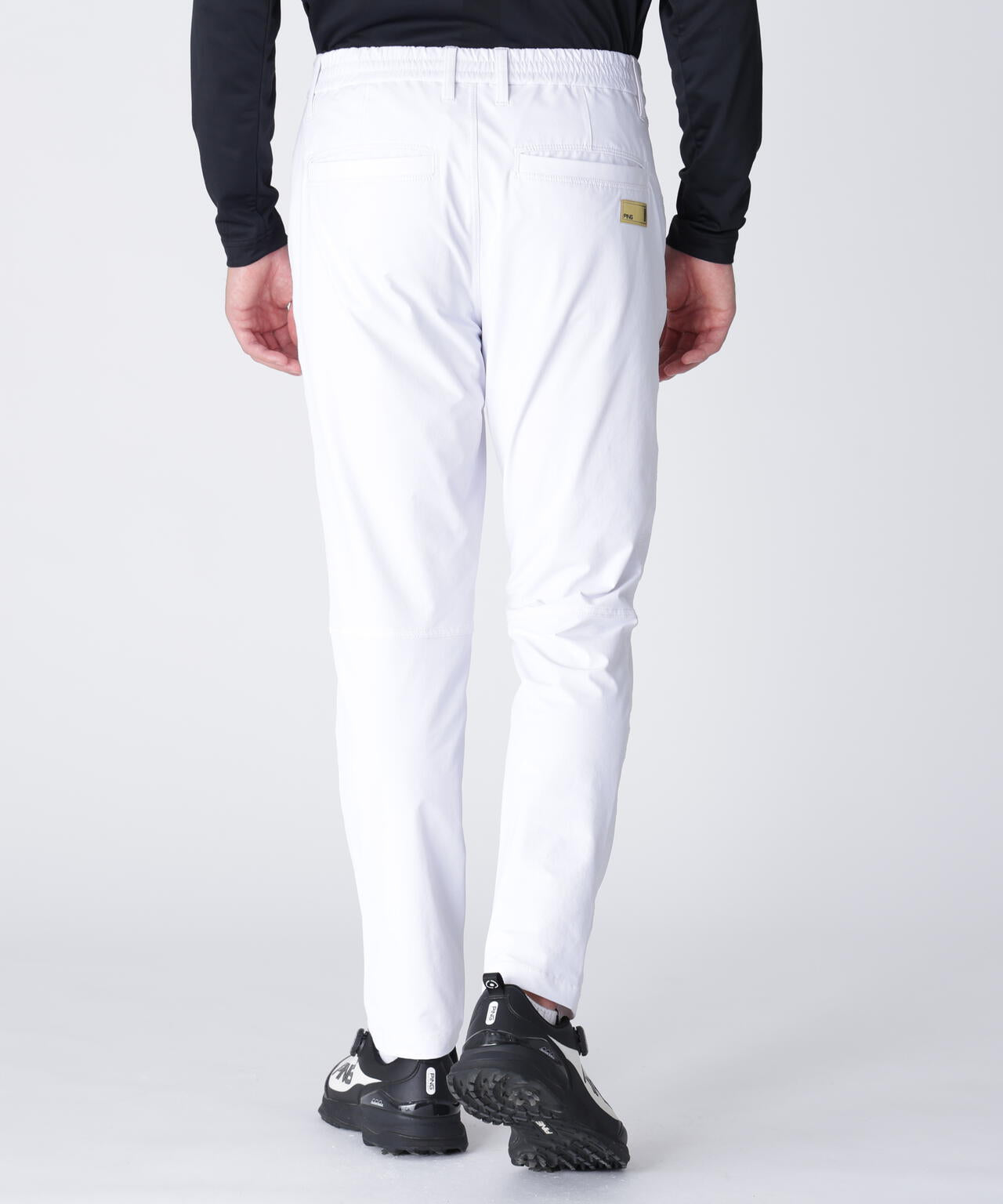 【PING APPAREL】全方向ストレッチ ダブルフェイスヒザ切替テーパードパンツ ＜GOLD＞ (MENS)