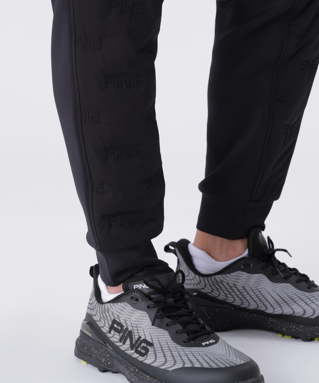 PING APPAREL】ピンソニックキルト/ダンボール ハイブリットジョガー