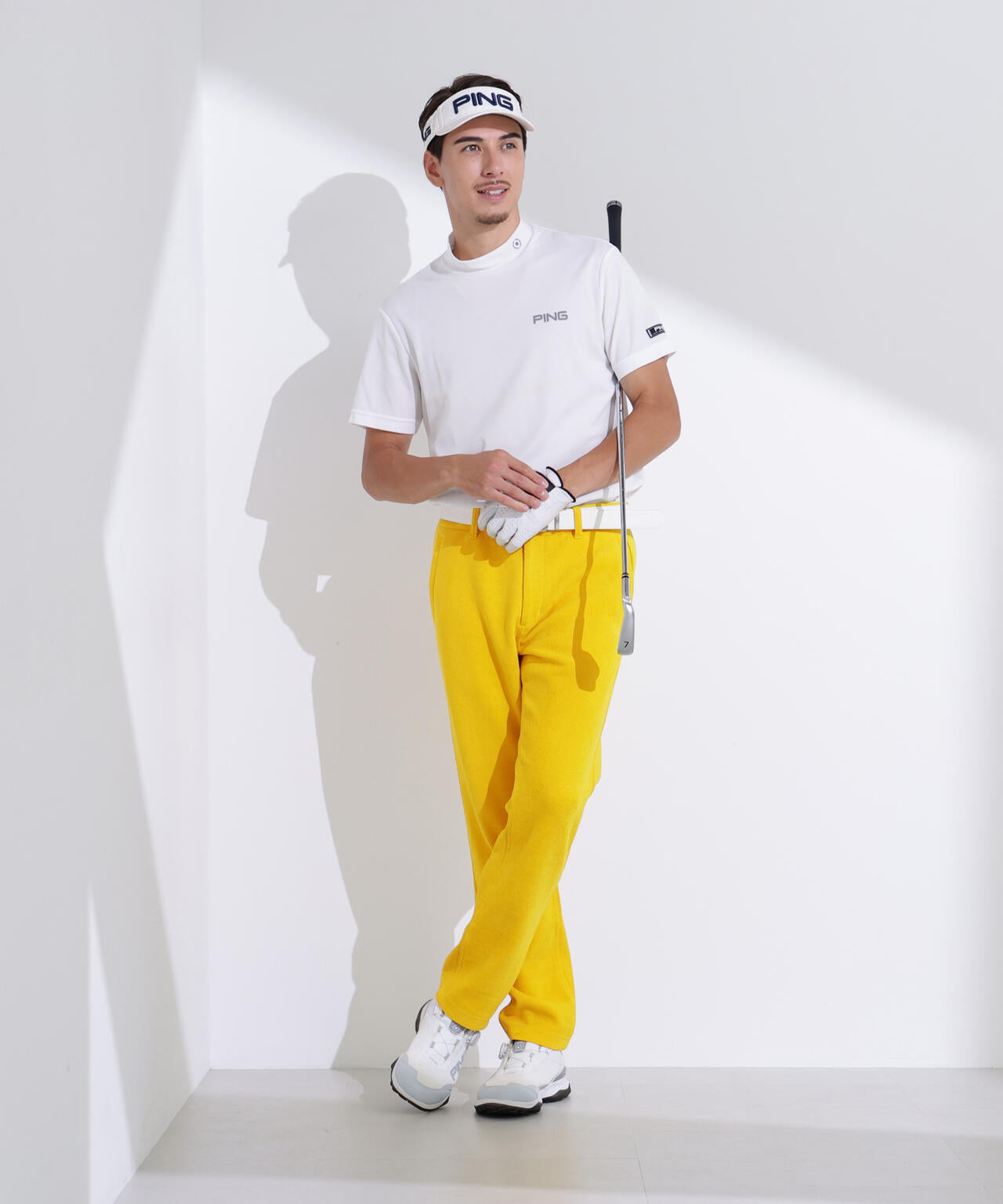 【PING APPAREL】全方向ストレッチ ニットコーデュロイテーパードパンツ ＜NATIVE＞ (MENS)