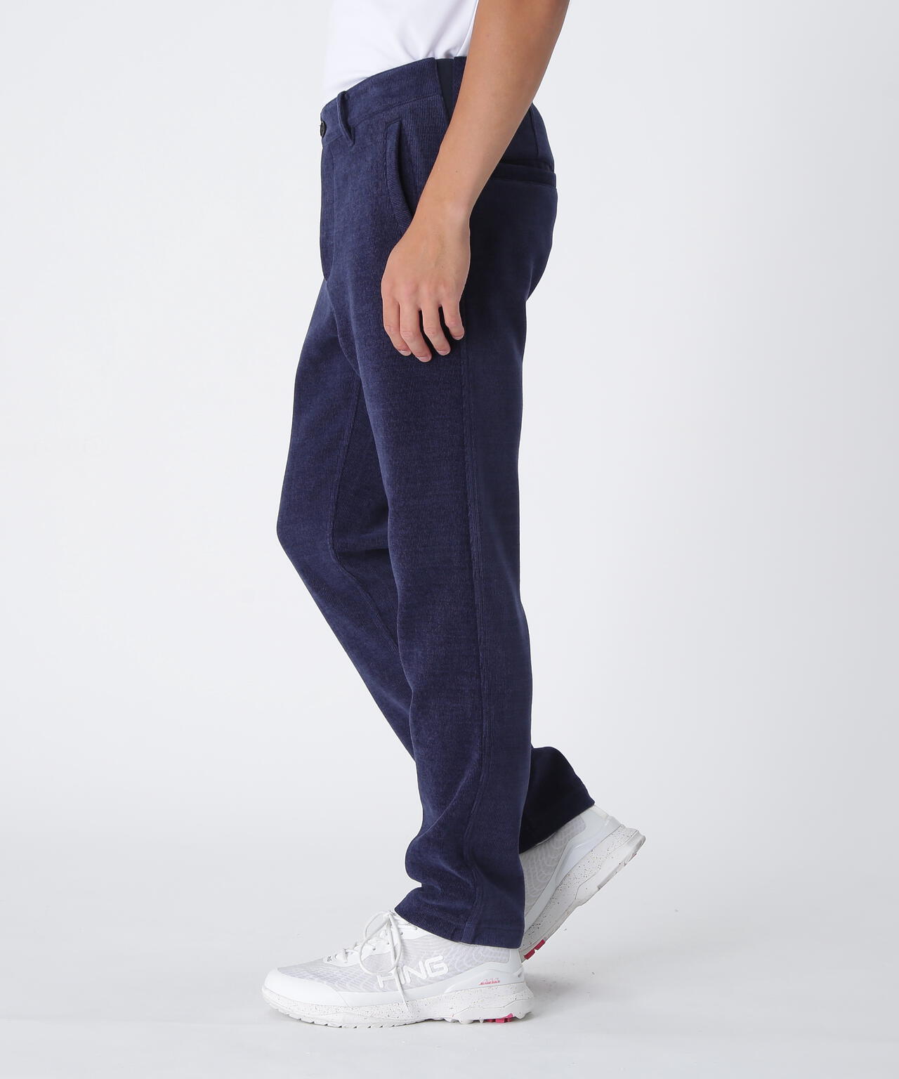 【PING APPAREL】全方向ストレッチ ニットコーデュロイテーパードパンツ ＜NATIVE＞ (MENS)