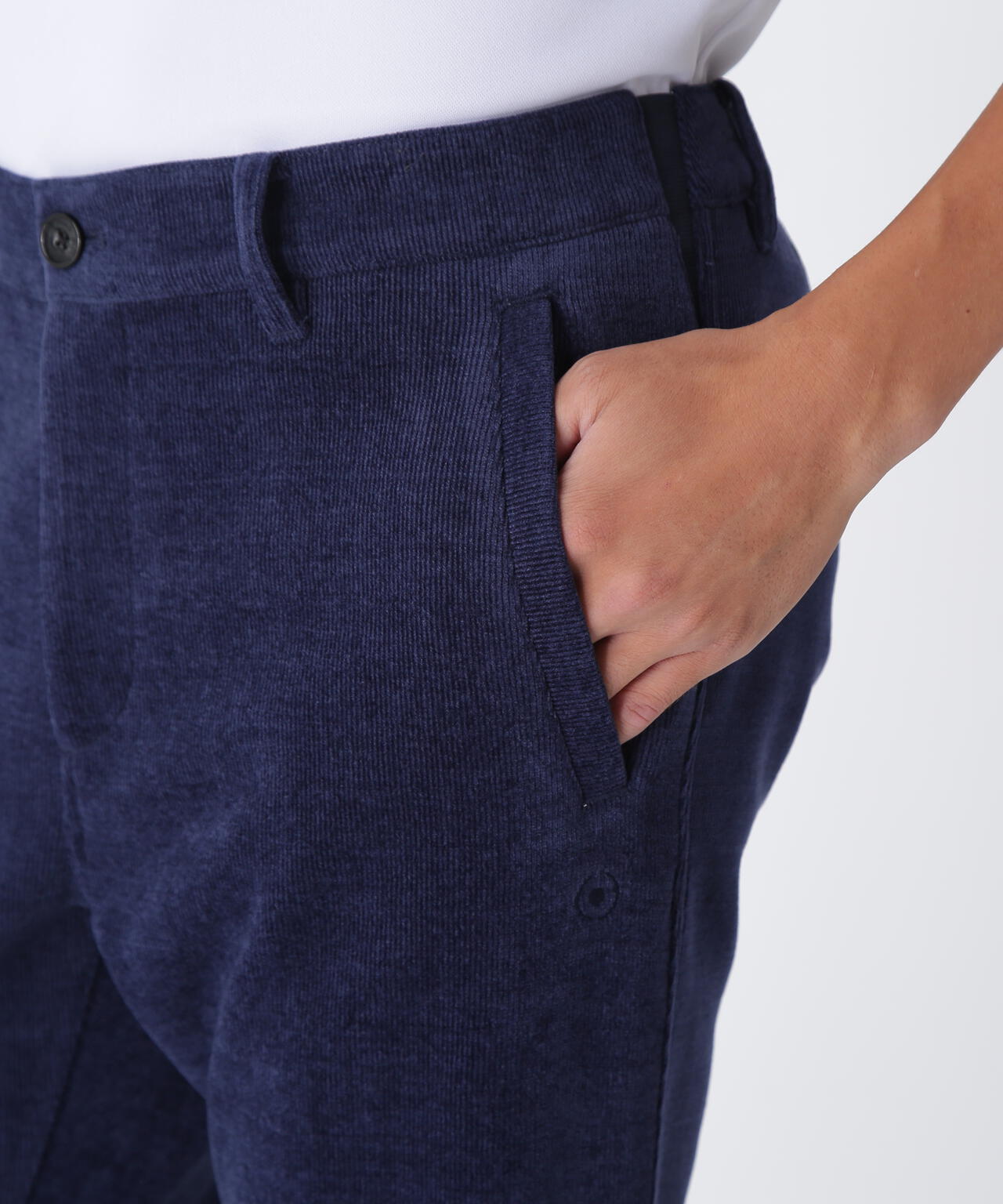 【PING APPAREL】全方向ストレッチ ニットコーデュロイテーパードパンツ ＜NATIVE＞ (MENS)